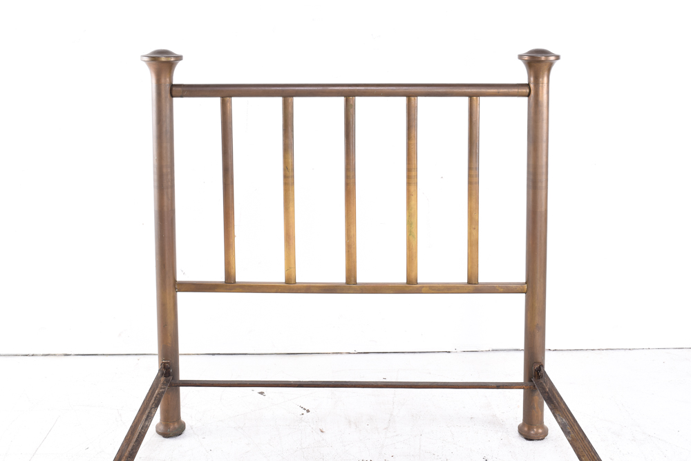 Antique Full-Size Mission Brass Bed