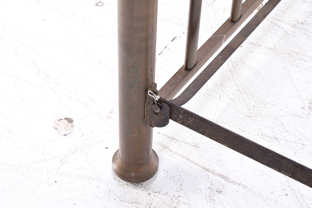 Antique Full-Size Mission Brass Bed