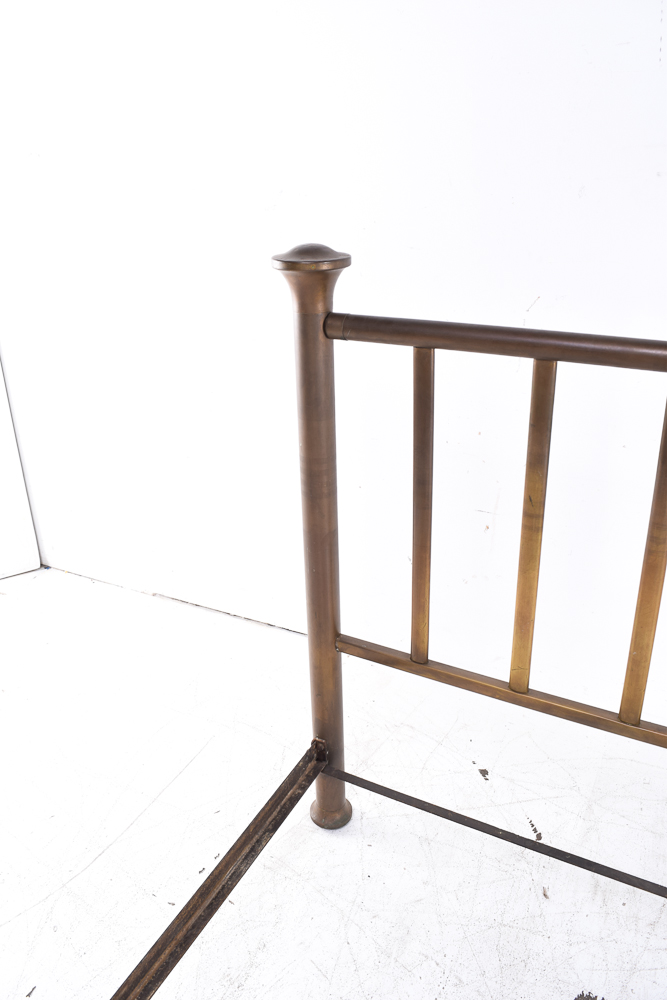 Antique Full-Size Mission Brass Bed