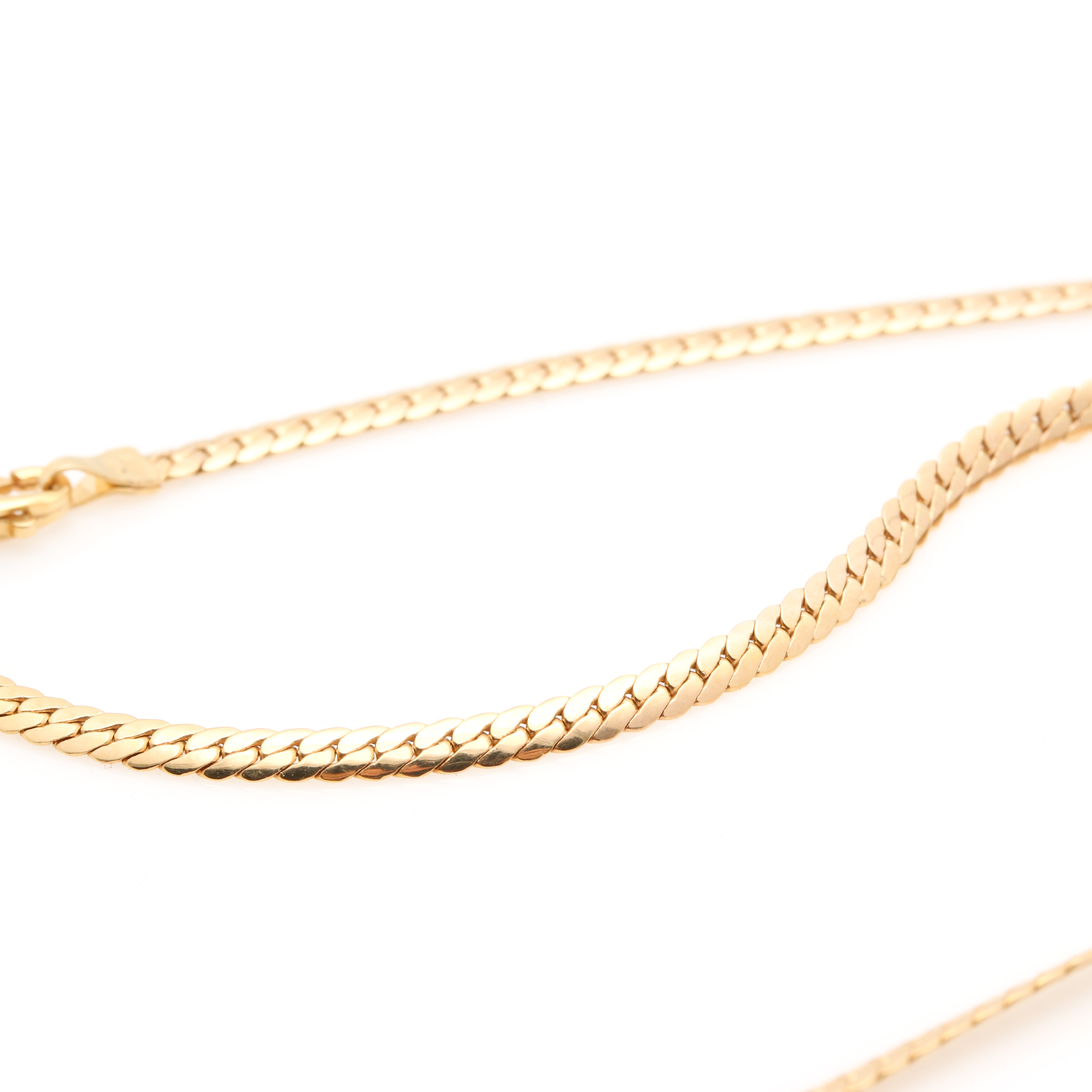 14K Yellow Gold 1.06 CT Emerald and Diamond Necklace