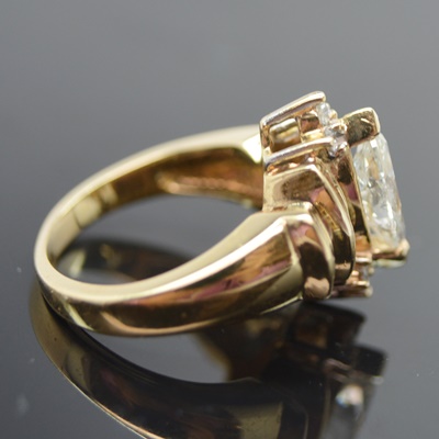 14K Yellow Gold 2.04 CTW Diamond Ring