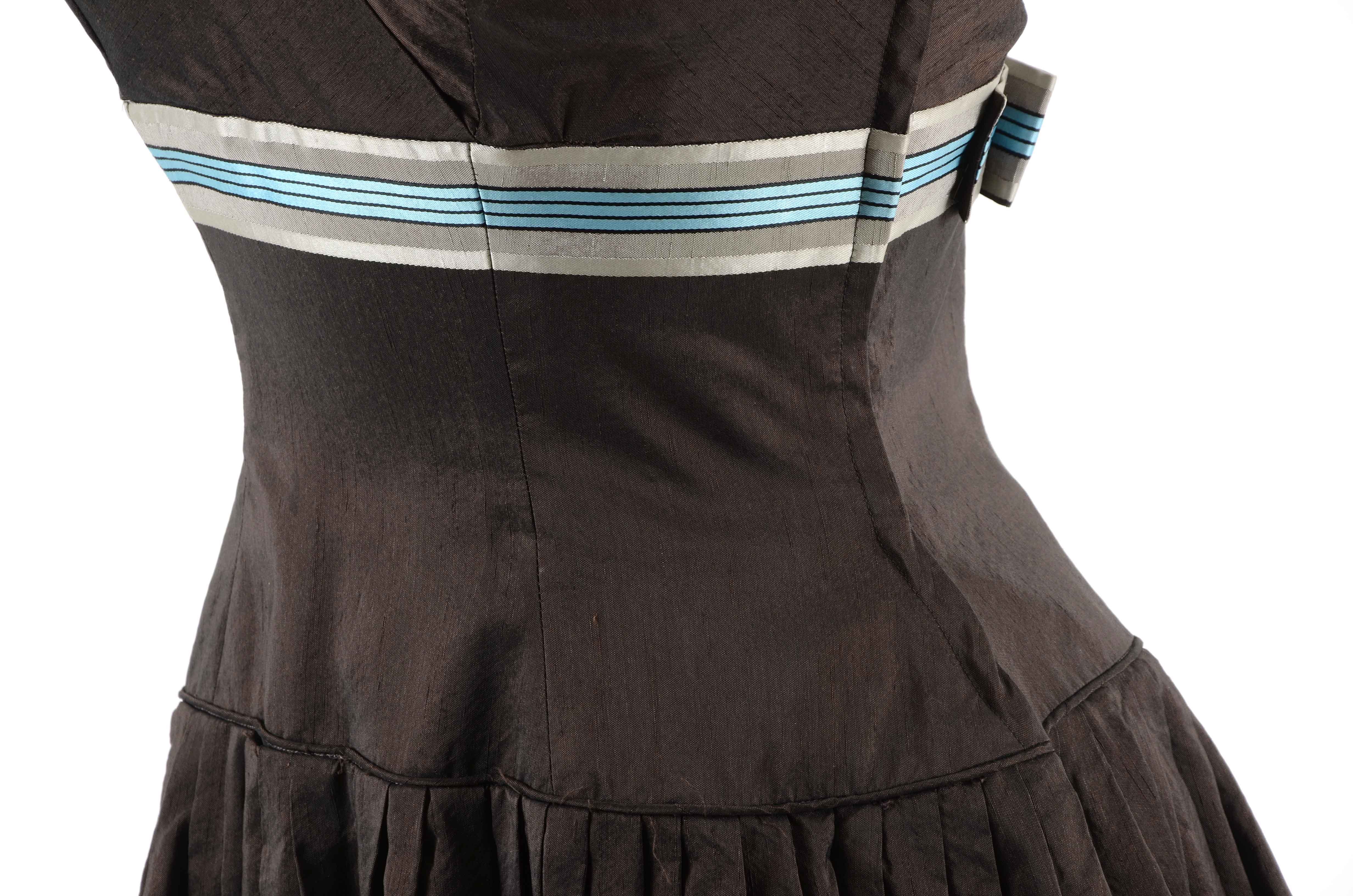 Vintage 1950s Detrano Original Dress with Petticoat