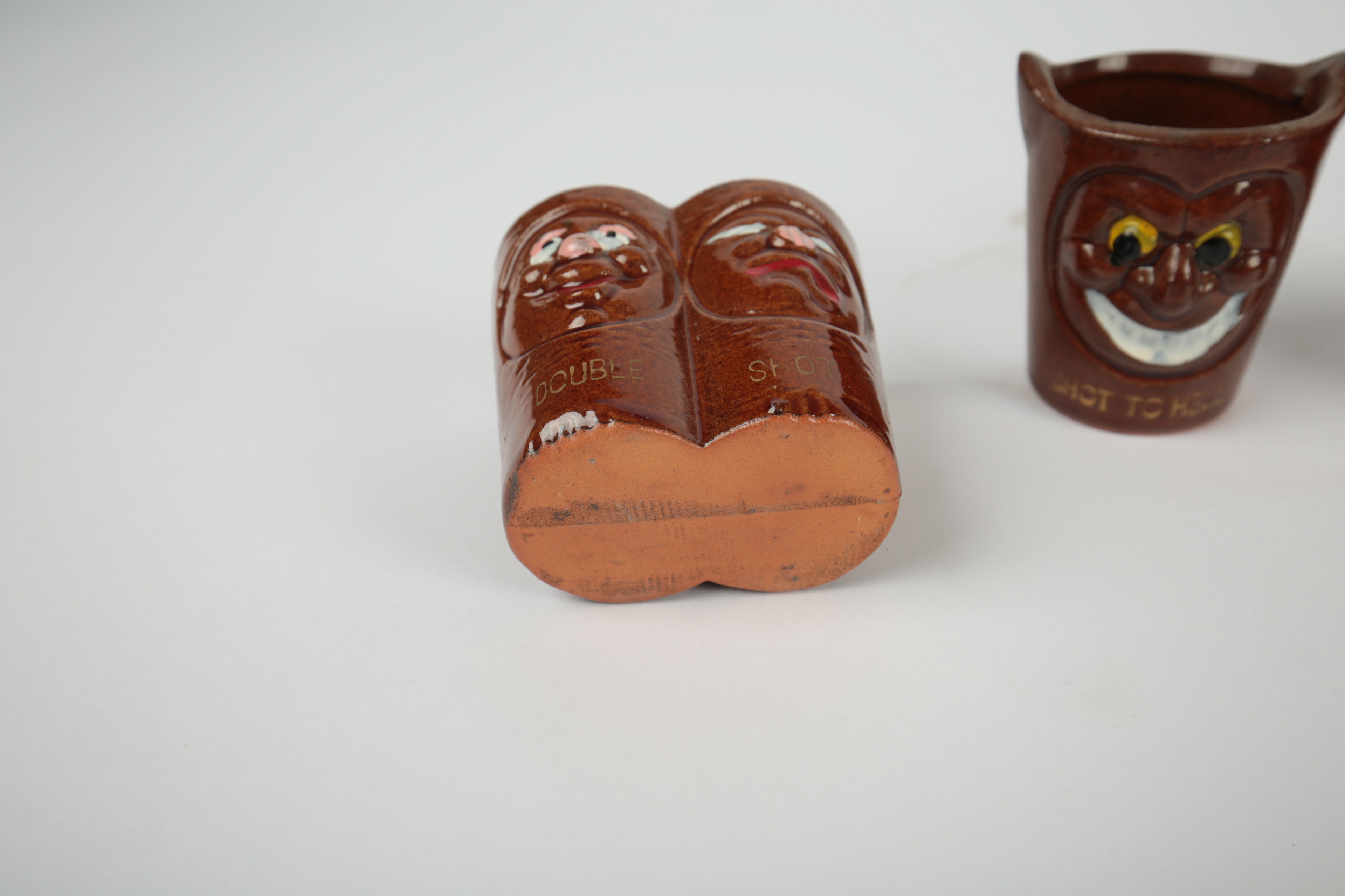 Vintage Japanese Novelty Shot Glasses