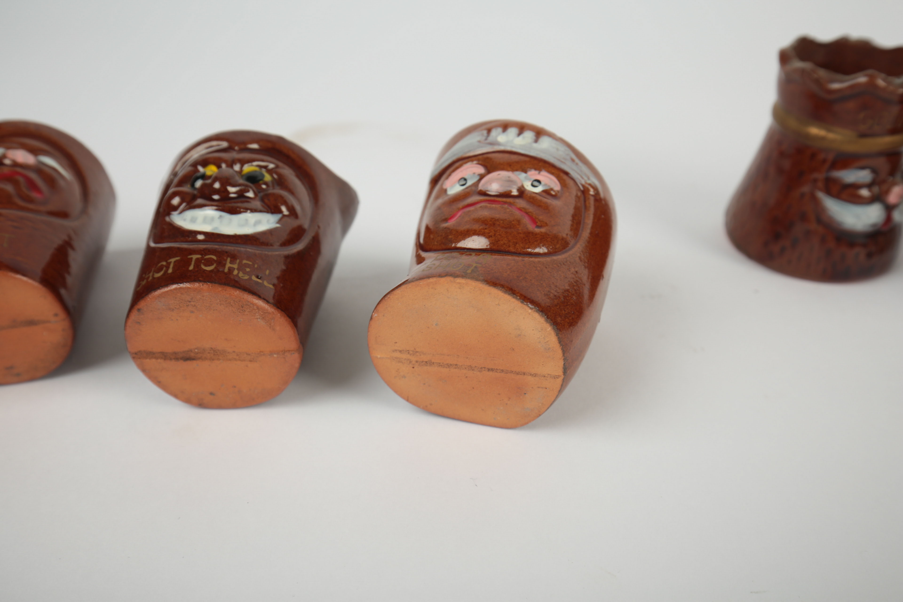 Vintage Japanese Novelty Shot Glasses