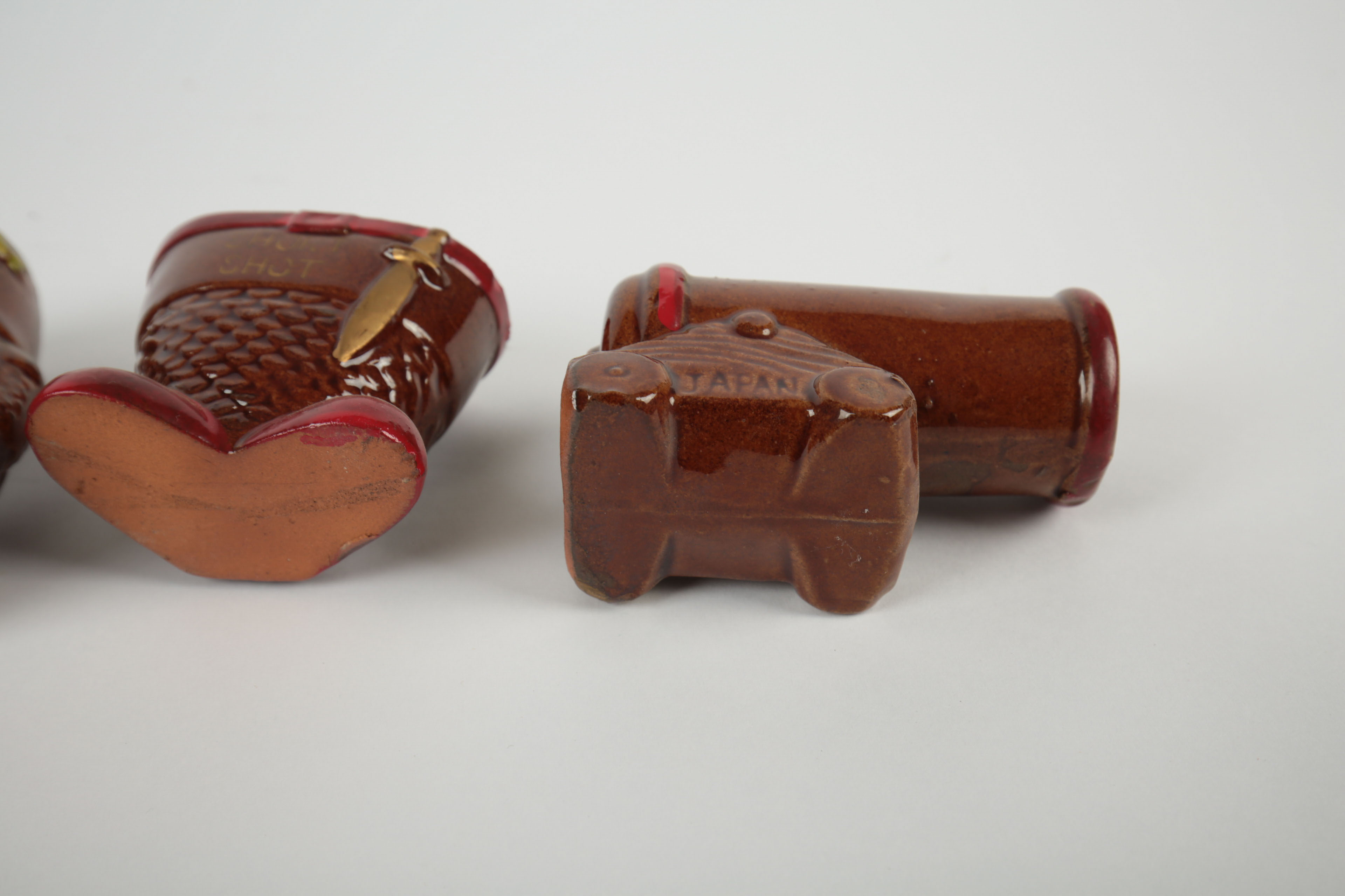 Vintage Japanese Novelty Shot Glasses