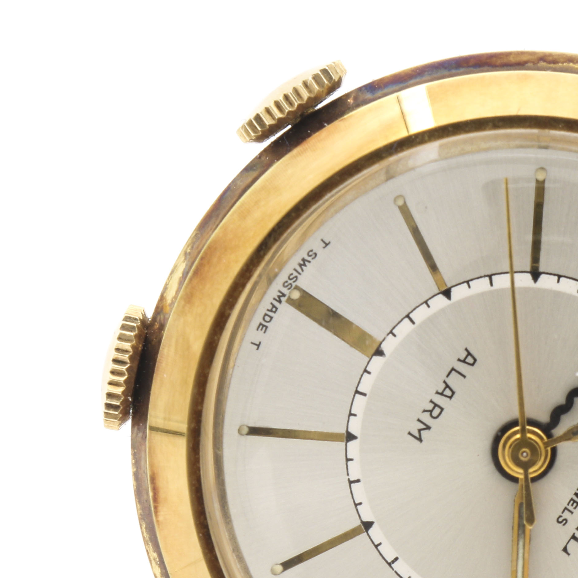 Ernest Borel Alarm Open Face Pocket Watch