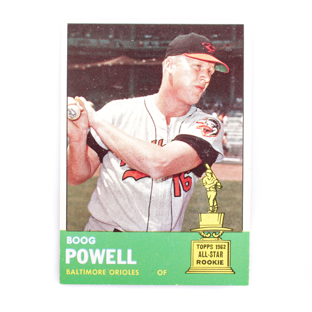 1963 Topps Boog Powell Baseball Card