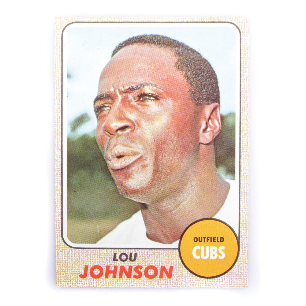 1968 Topps Lou Johnson Baseball Card