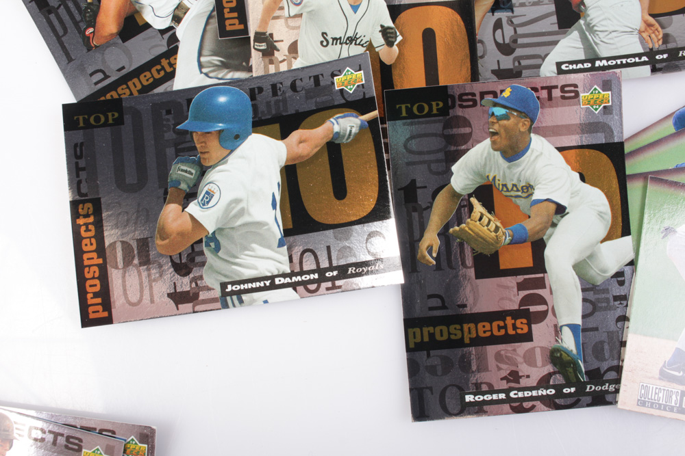 1990s Baseball Cards Featuring Derek Jeter