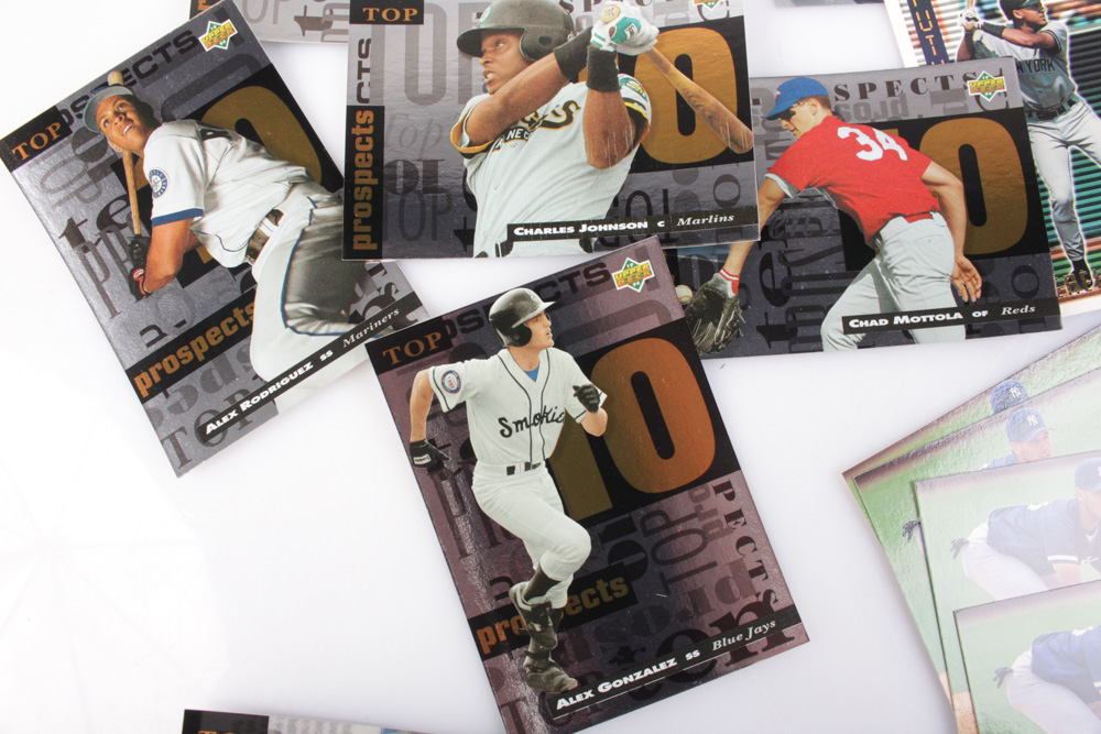 1990s Baseball Cards Featuring Derek Jeter