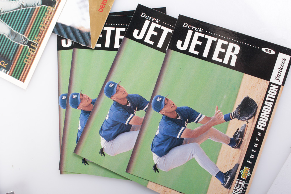 1990s Baseball Cards Featuring Derek Jeter
