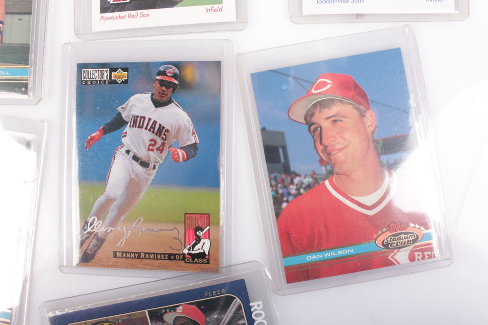 1980s and 1990s Baseball Cards Featuring Barry Bonds