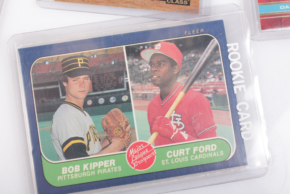 1980s and 1990s Baseball Cards Featuring Barry Bonds