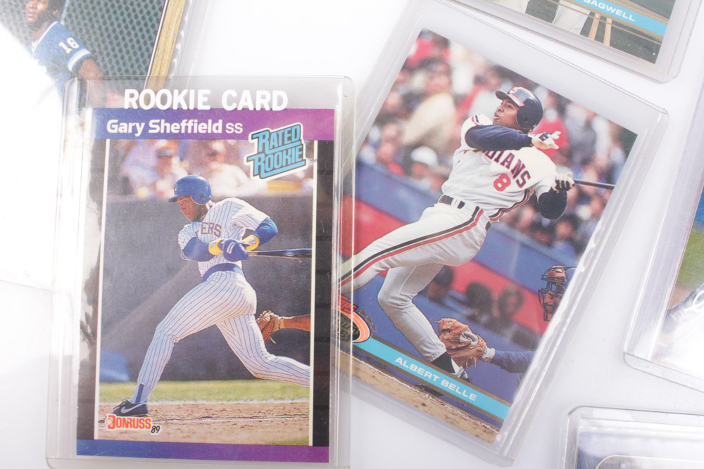 1980s and 1990s Baseball Cards Featuring Barry Bonds