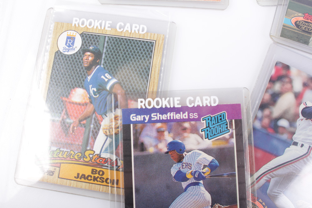 1980s and 1990s Baseball Cards Featuring Barry Bonds