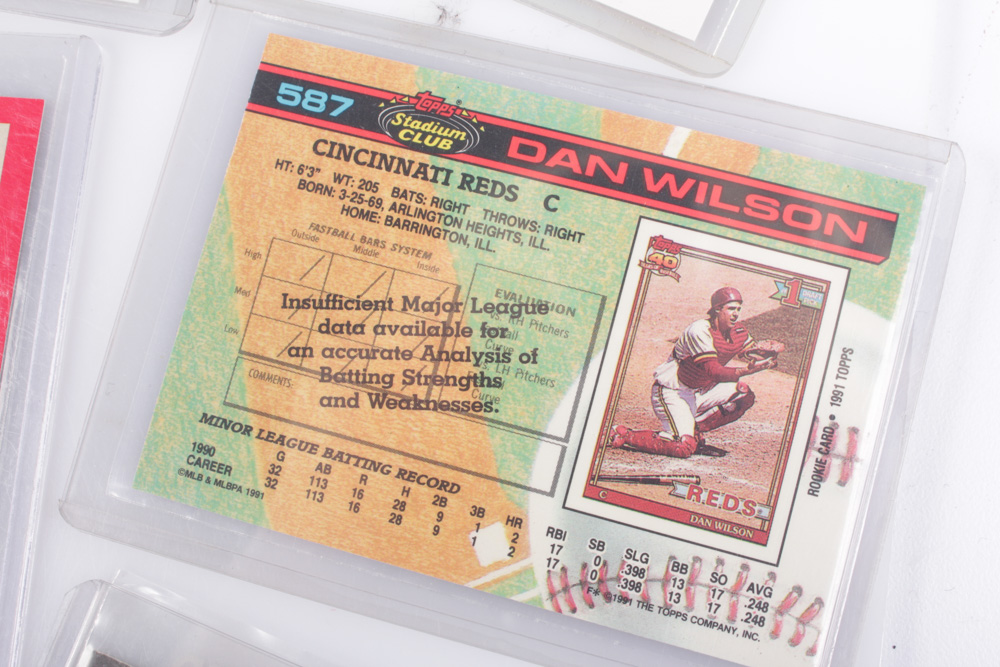 1980s and 1990s Baseball Cards Featuring Barry Bonds