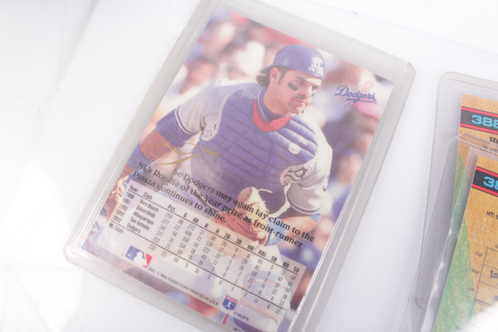 1980s and 1990s Baseball Cards Featuring Barry Bonds