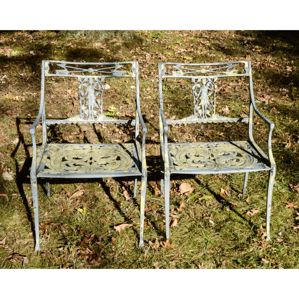 Vintage Cast Aluminum Patio Chairs