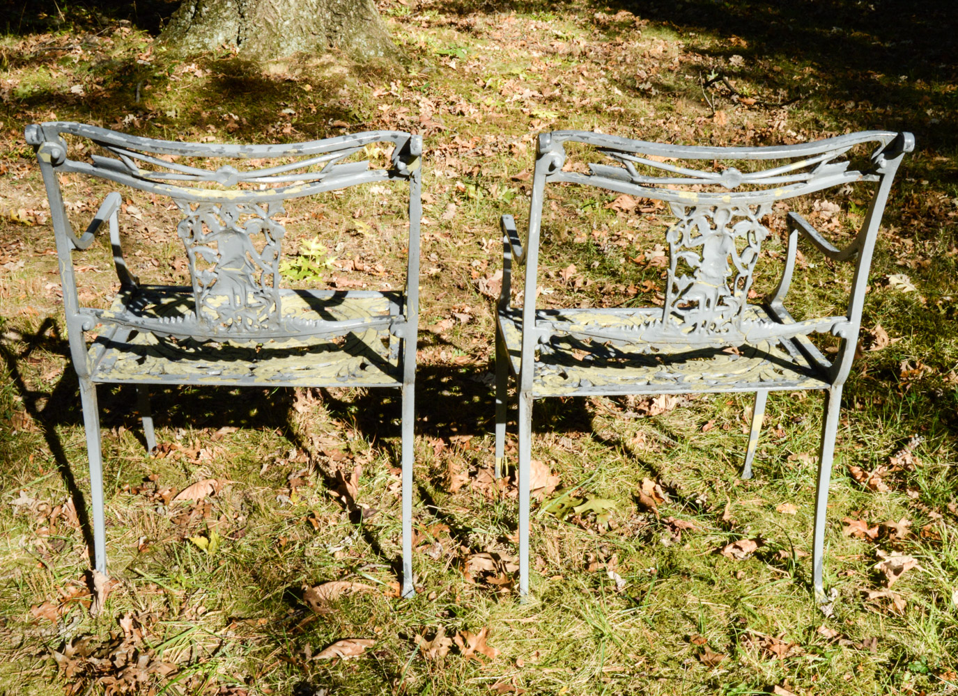 Vintage Cast Aluminum Patio Chairs