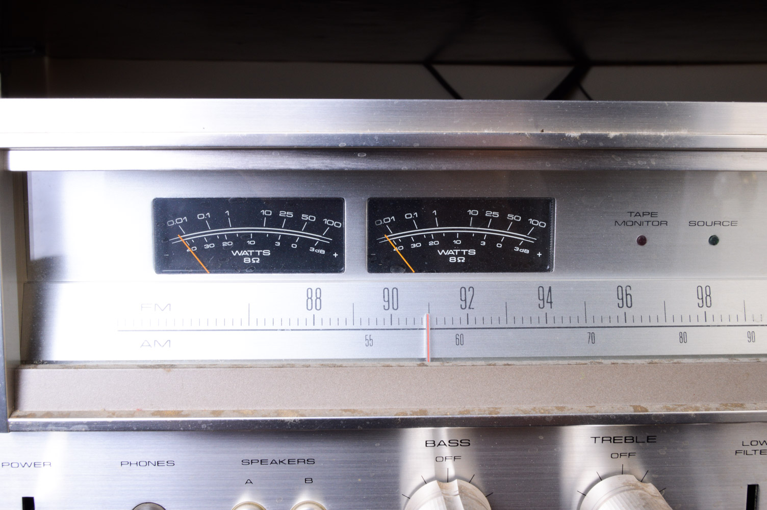 Vintage Pioneer SX-780 Receiver and Technics SL-1950 Direct Drive Turntable