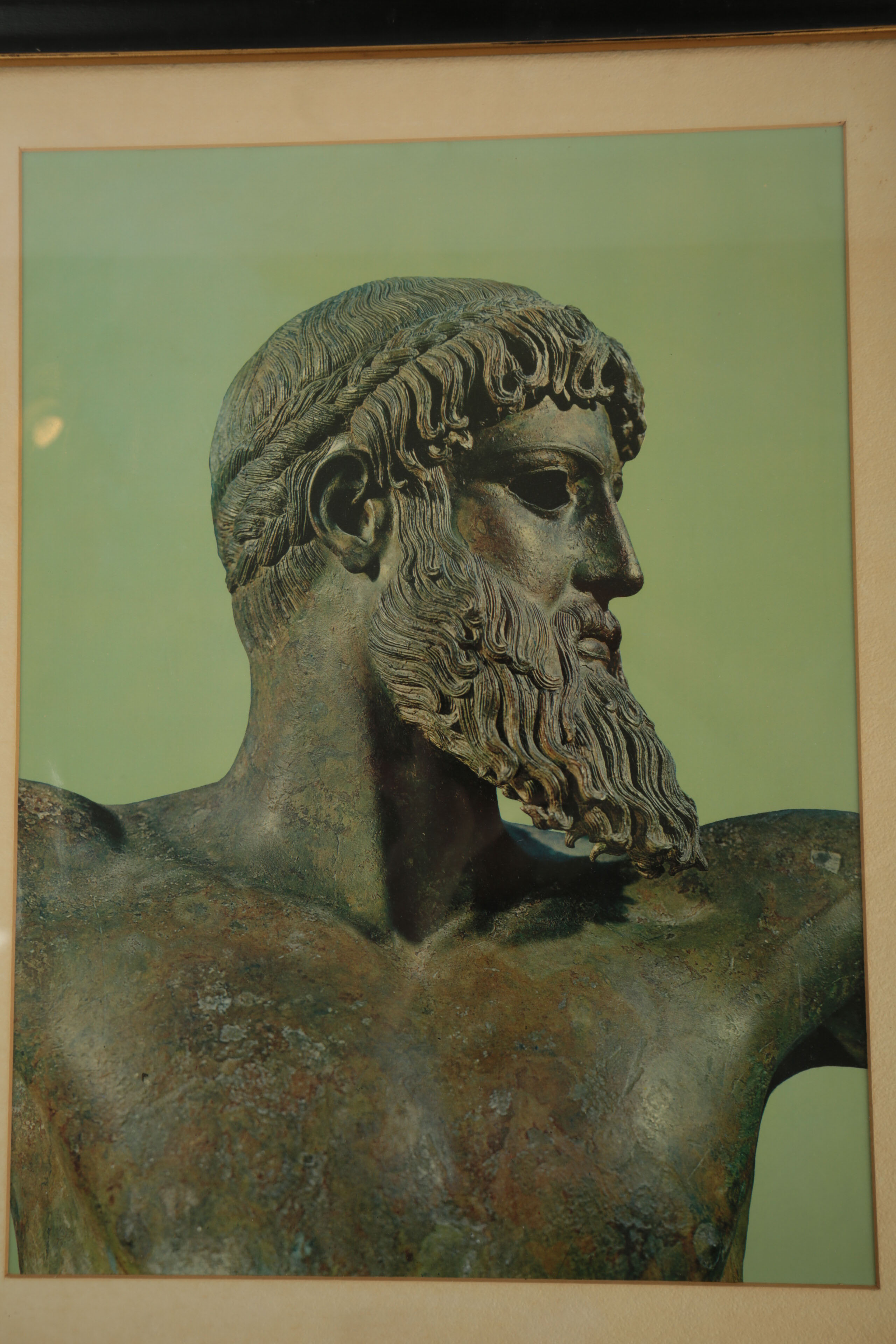 Reproduction Print After a Photograph of "The Artemision Bronze"