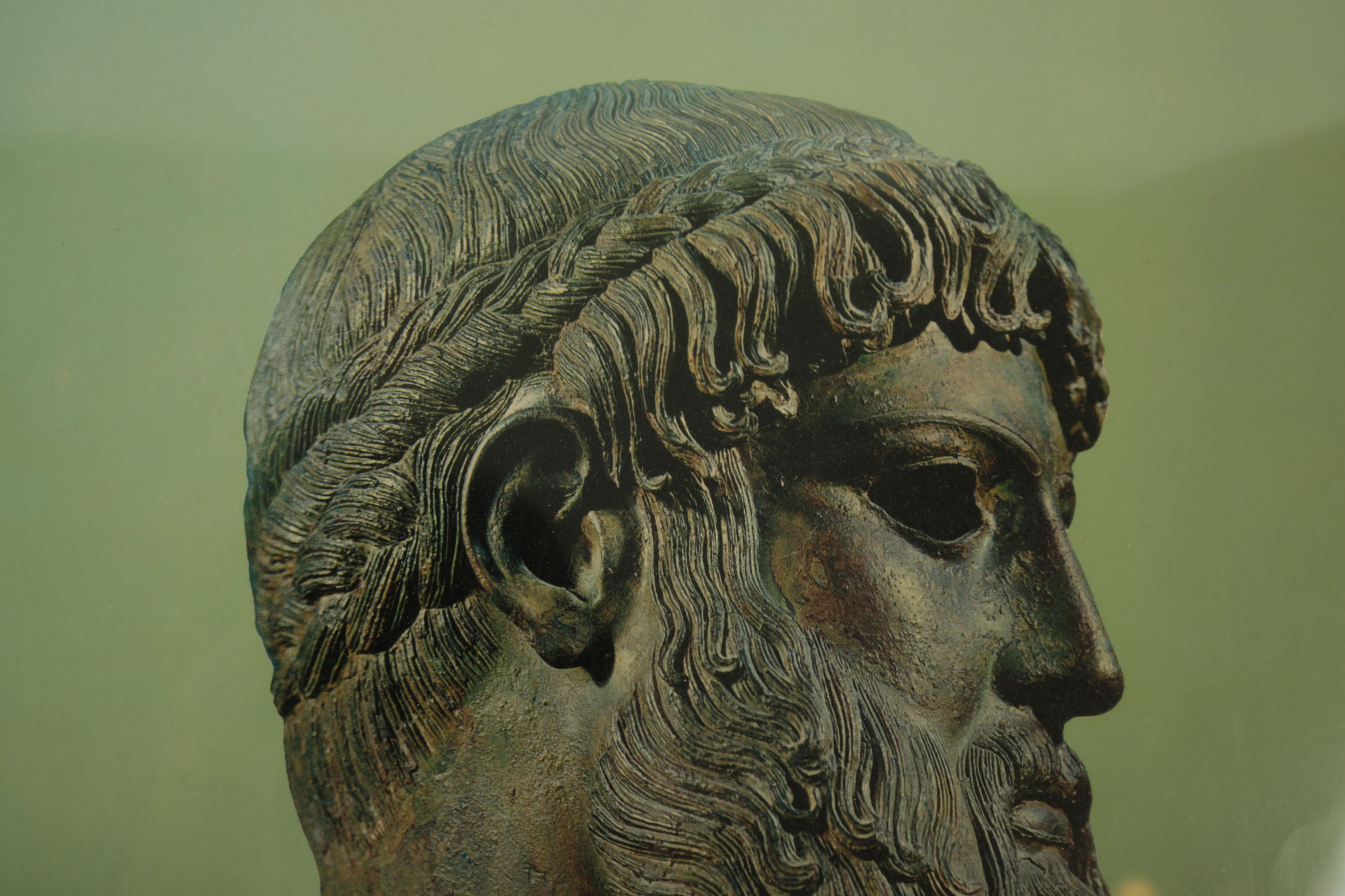 Reproduction Print After a Photograph of "The Artemision Bronze"