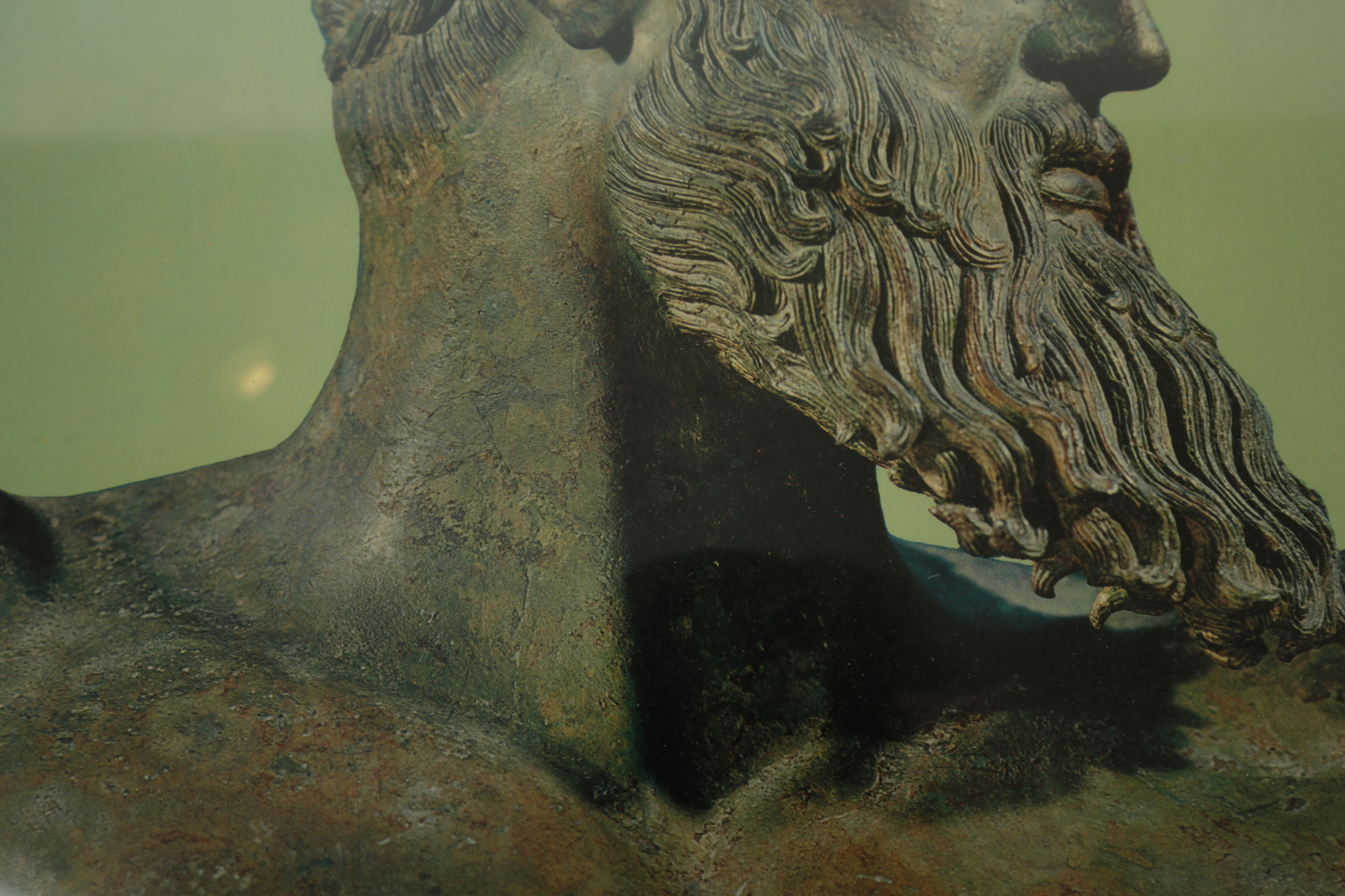 Reproduction Print After a Photograph of "The Artemision Bronze"