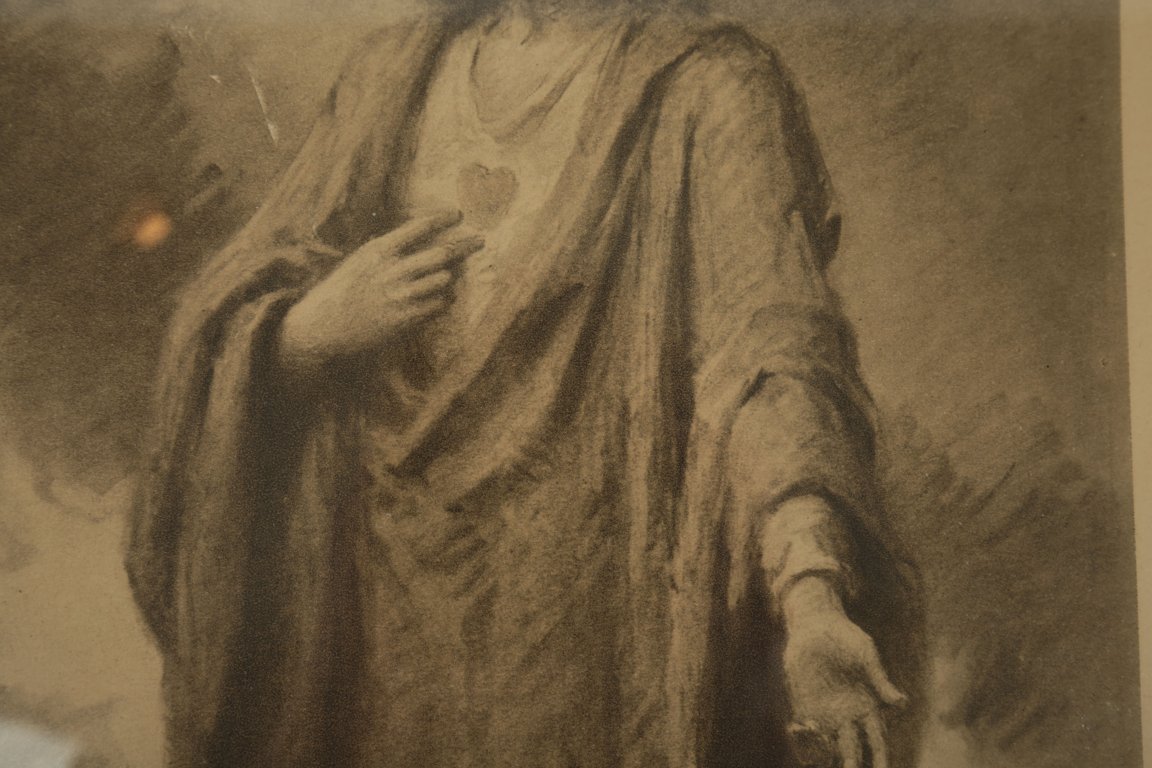 Photogravure Reproduction after Charles Bosseron Chambers "The Sacred Heart"