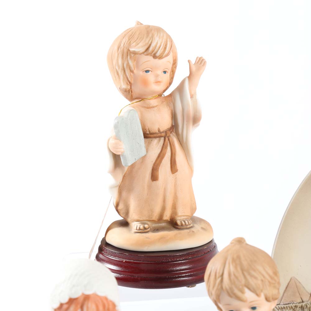 Enesco "Little Bible Friends" Figurines and Plates