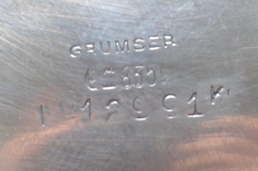 German Sterling Silver Scalloped Dish