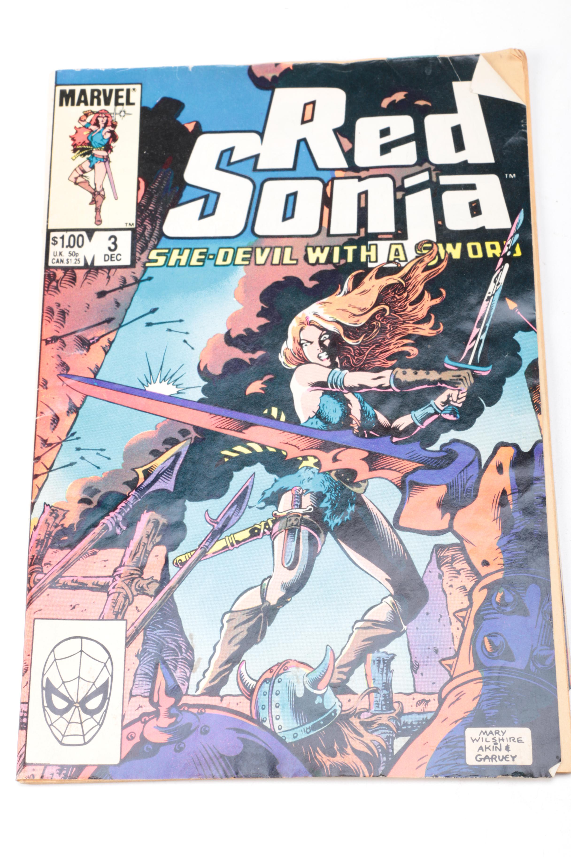 "Star Trek", "Conan the Barbarian" and "Red Sonja" Volume 3 Comic Books