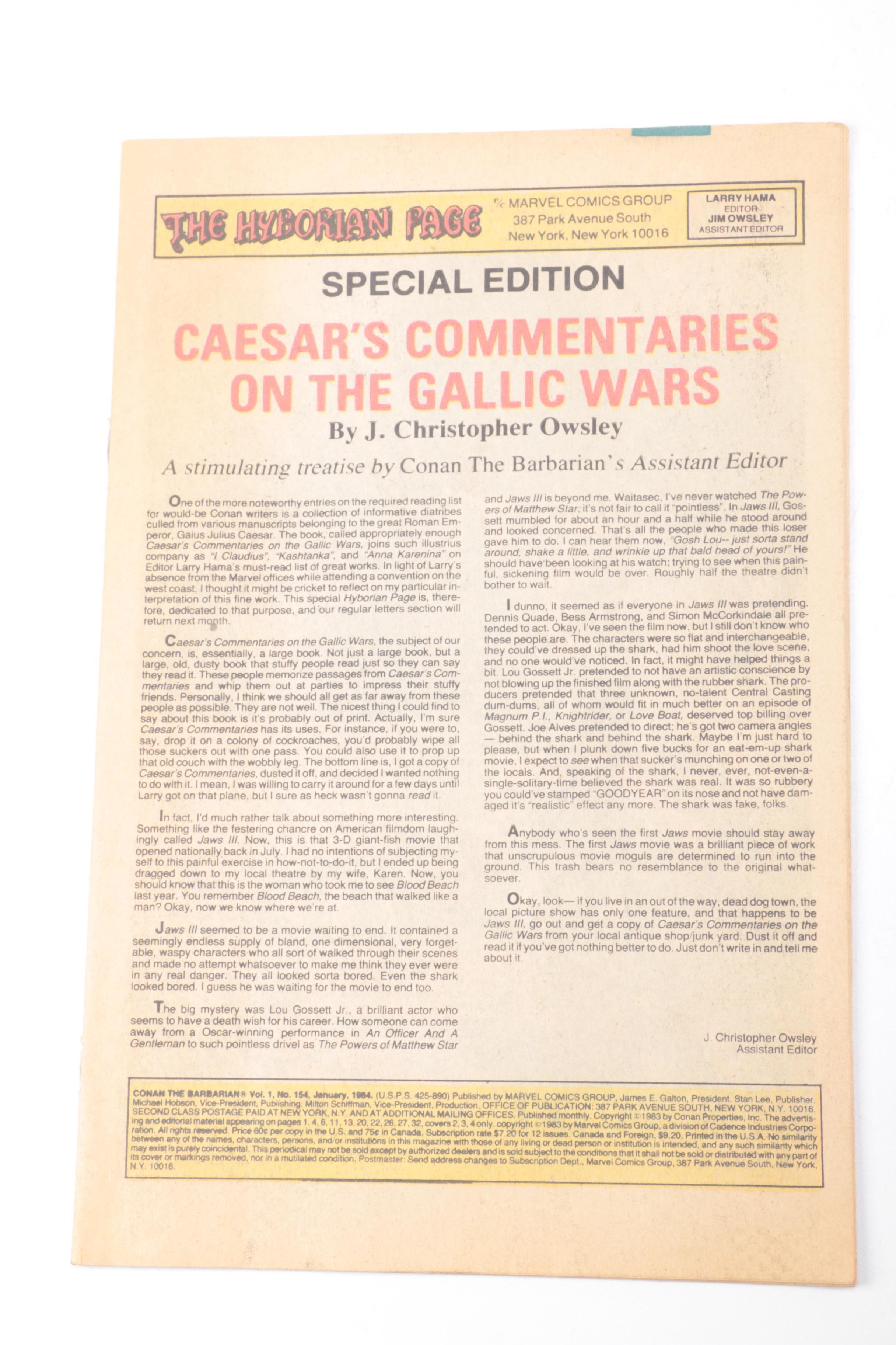 "Star Trek", "Conan the Barbarian" and "Red Sonja" Volume 3 Comic Books