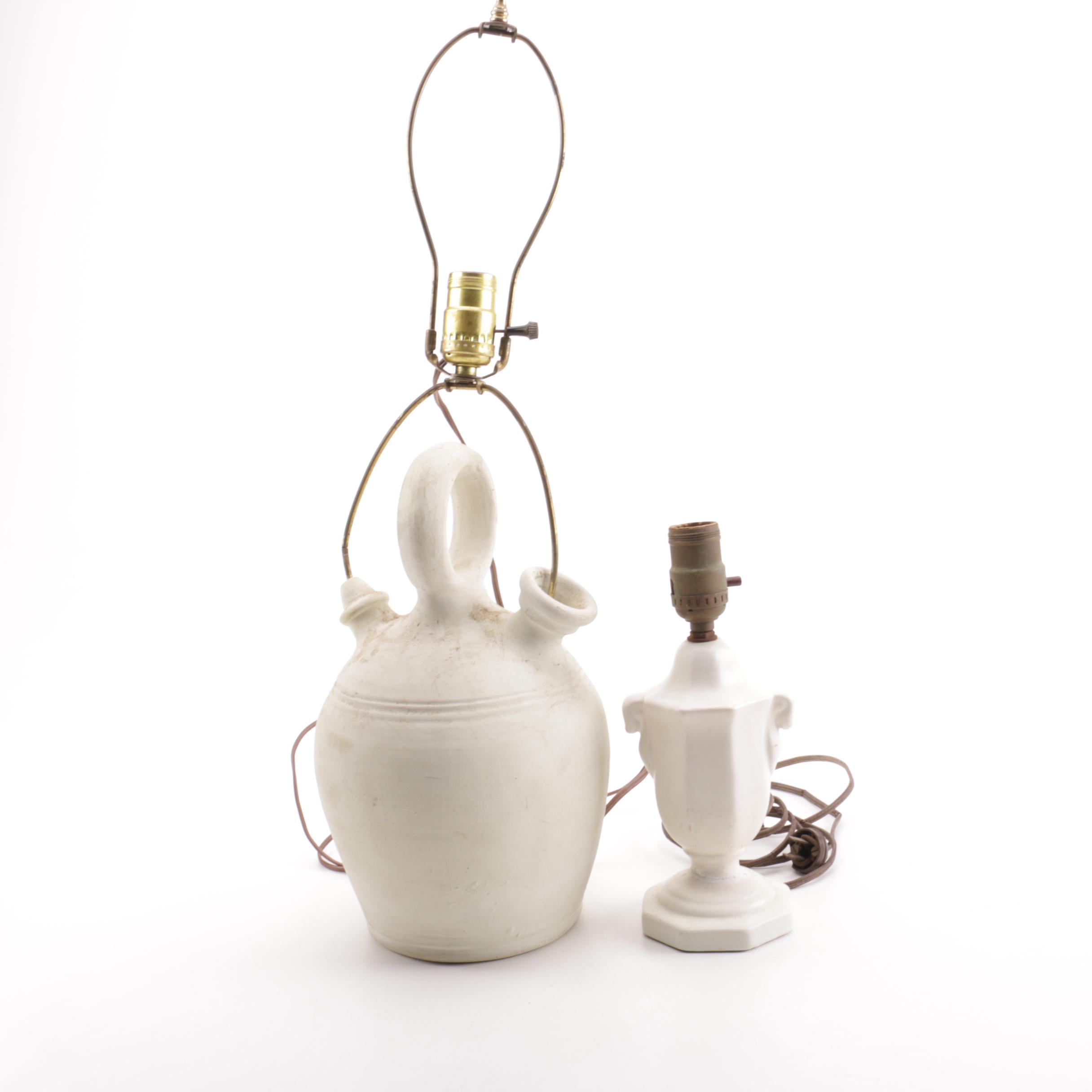 White Ceramic Table Lamps