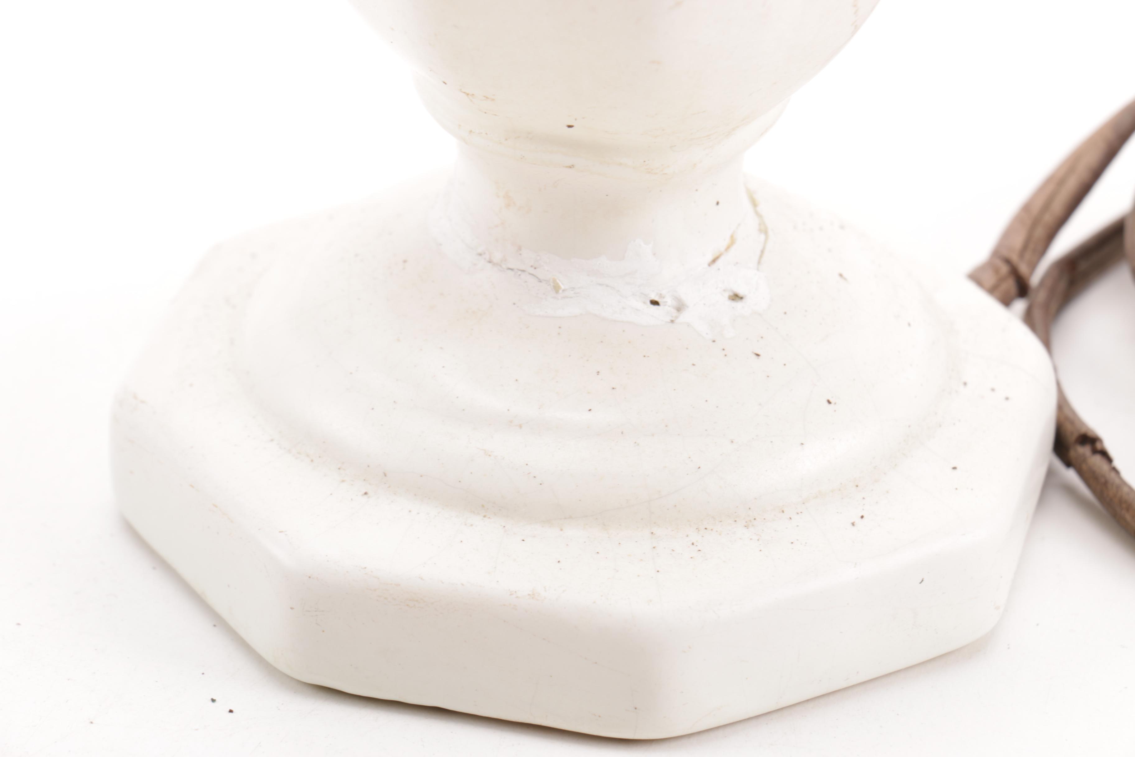 White Ceramic Table Lamps