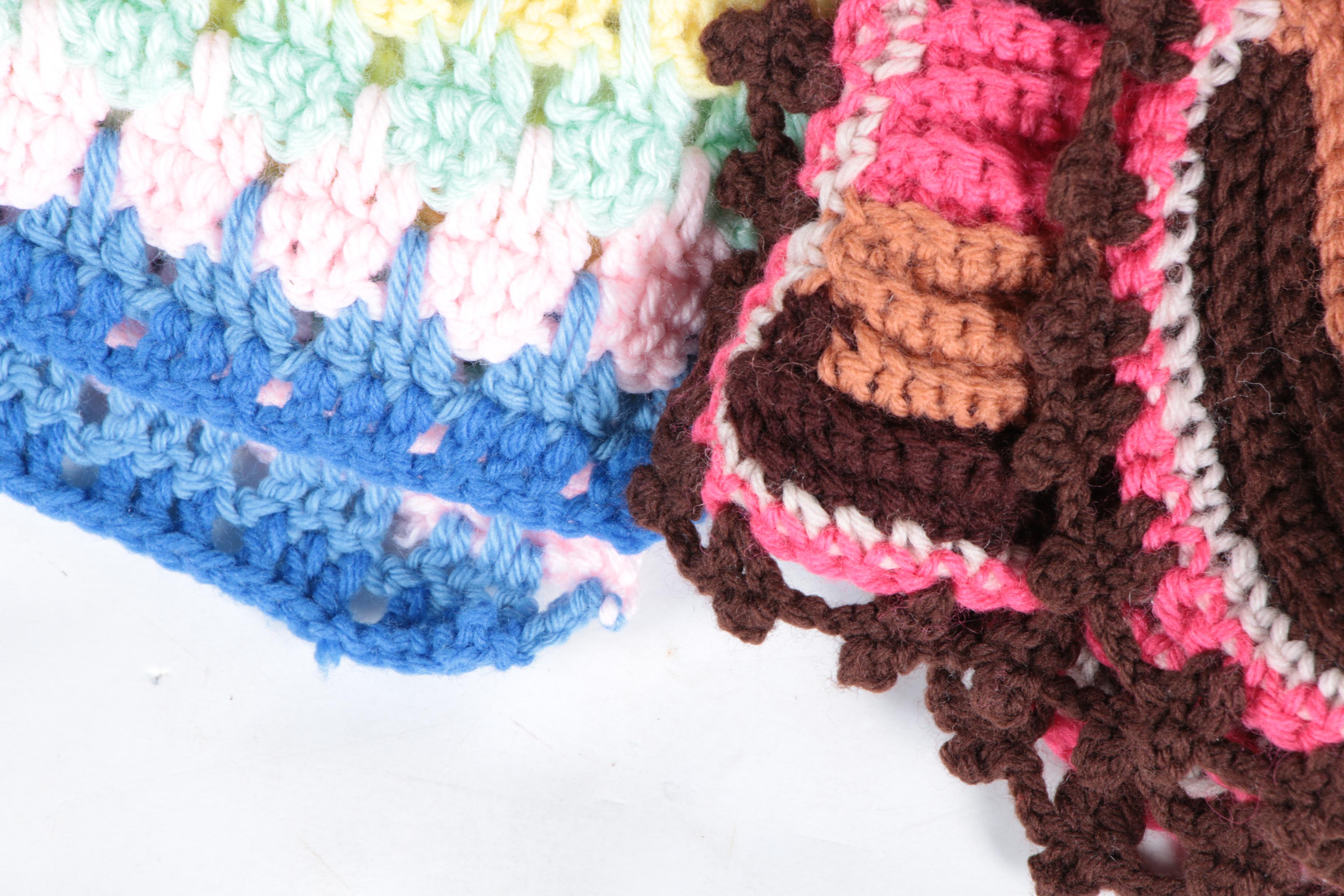 Assorted Hand Crocheted Blankets