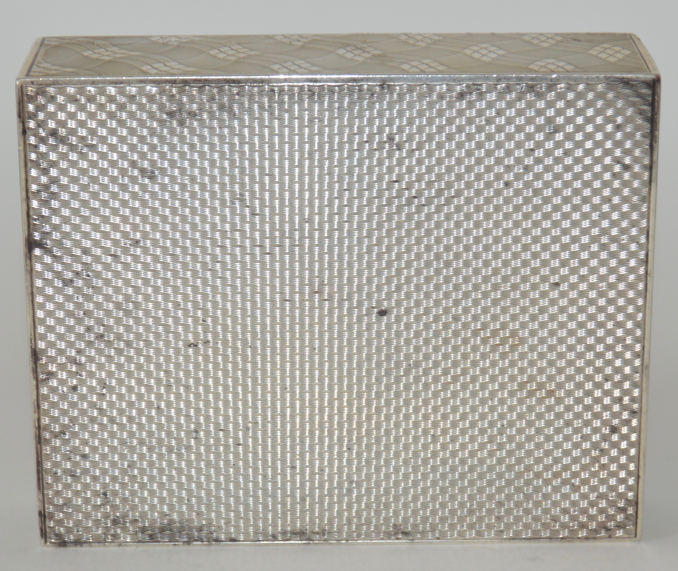 Sterling Silver Engraved Trinket Box