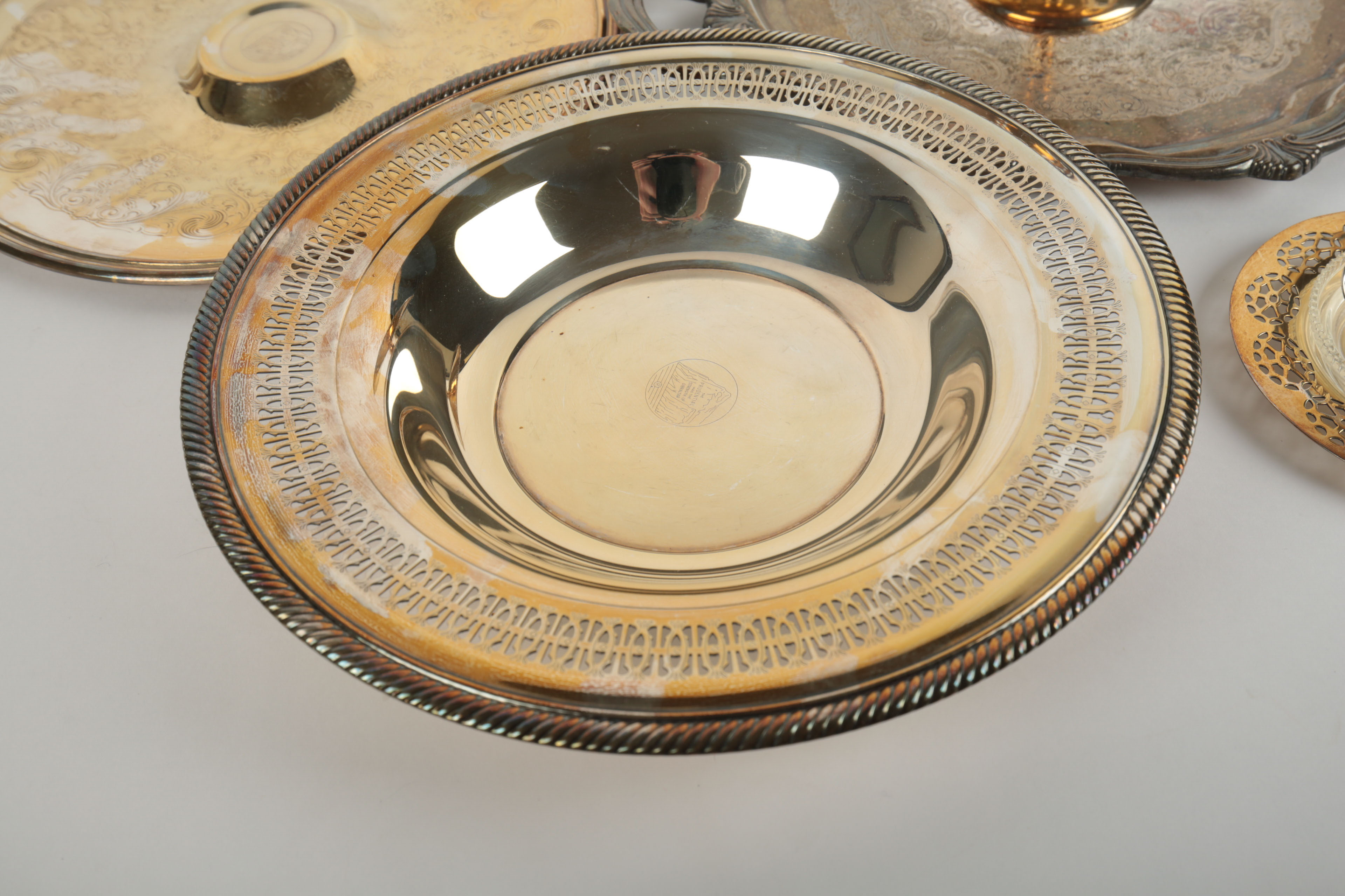 American Silver Plate Servingware Assortment Featuring Reed & Barton