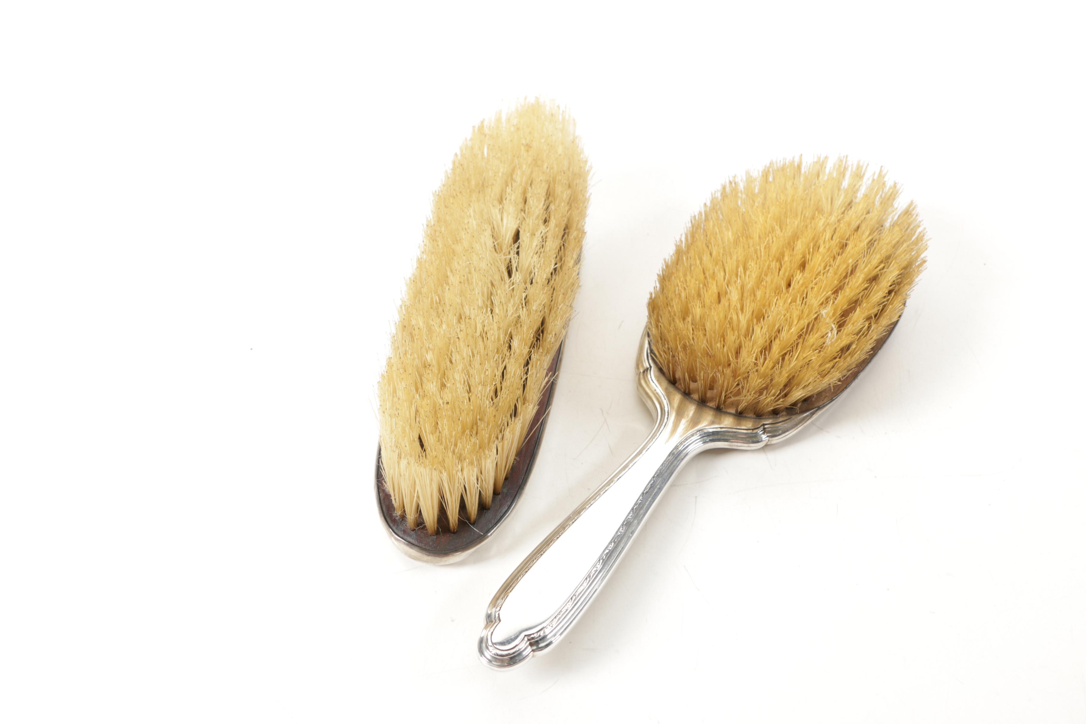 Pairing of Gorham Sterling Silver Brushes