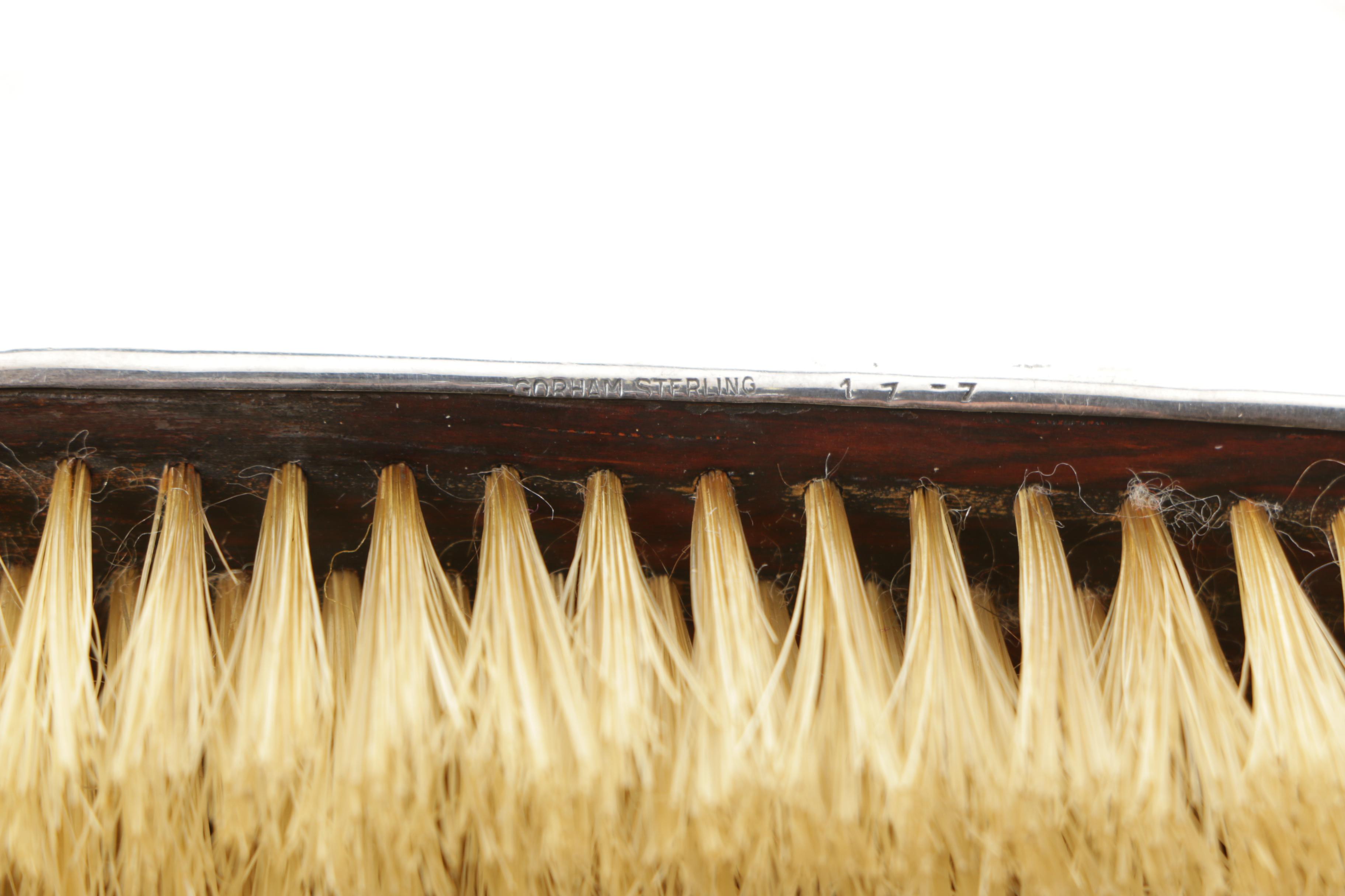 Pairing of Gorham Sterling Silver Brushes