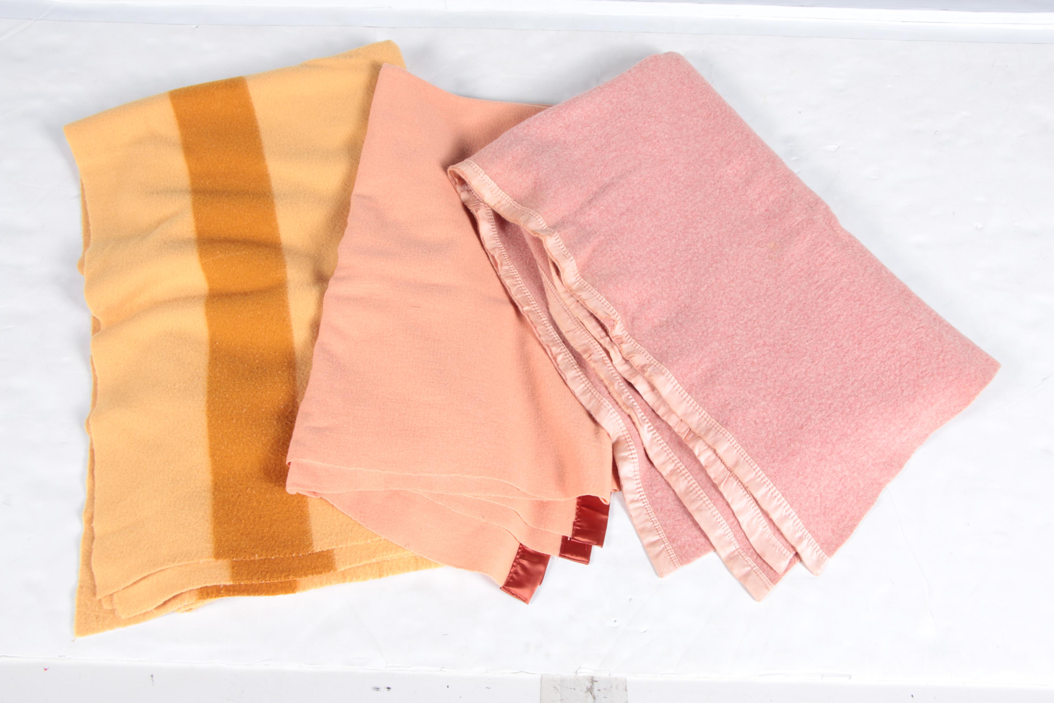 Wool Blankets Including Hudson's Bay