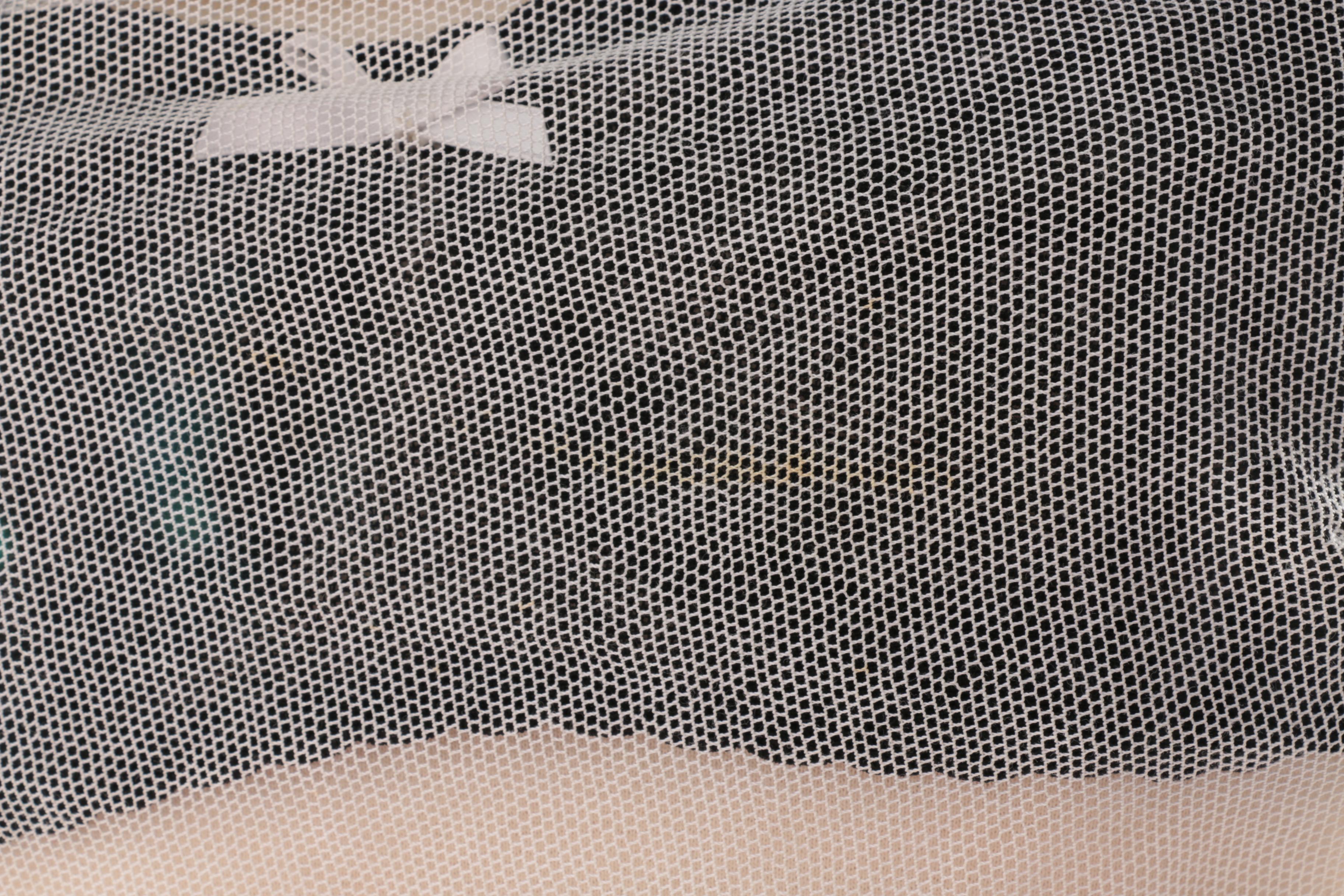 Dolce & Gabbana White Mesh Dress with Black Slip