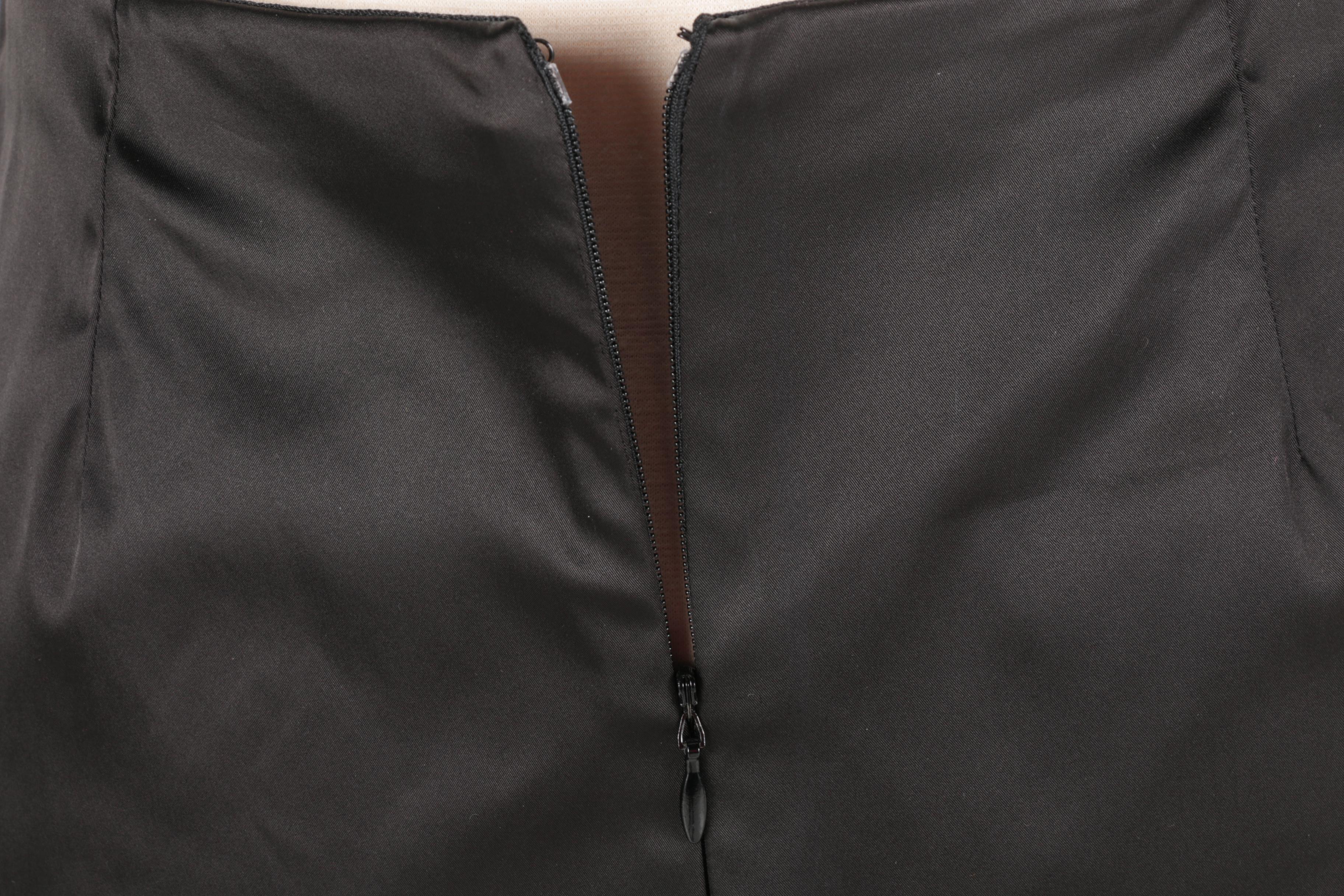 Dolce & Gabbana White Mesh Dress with Black Slip