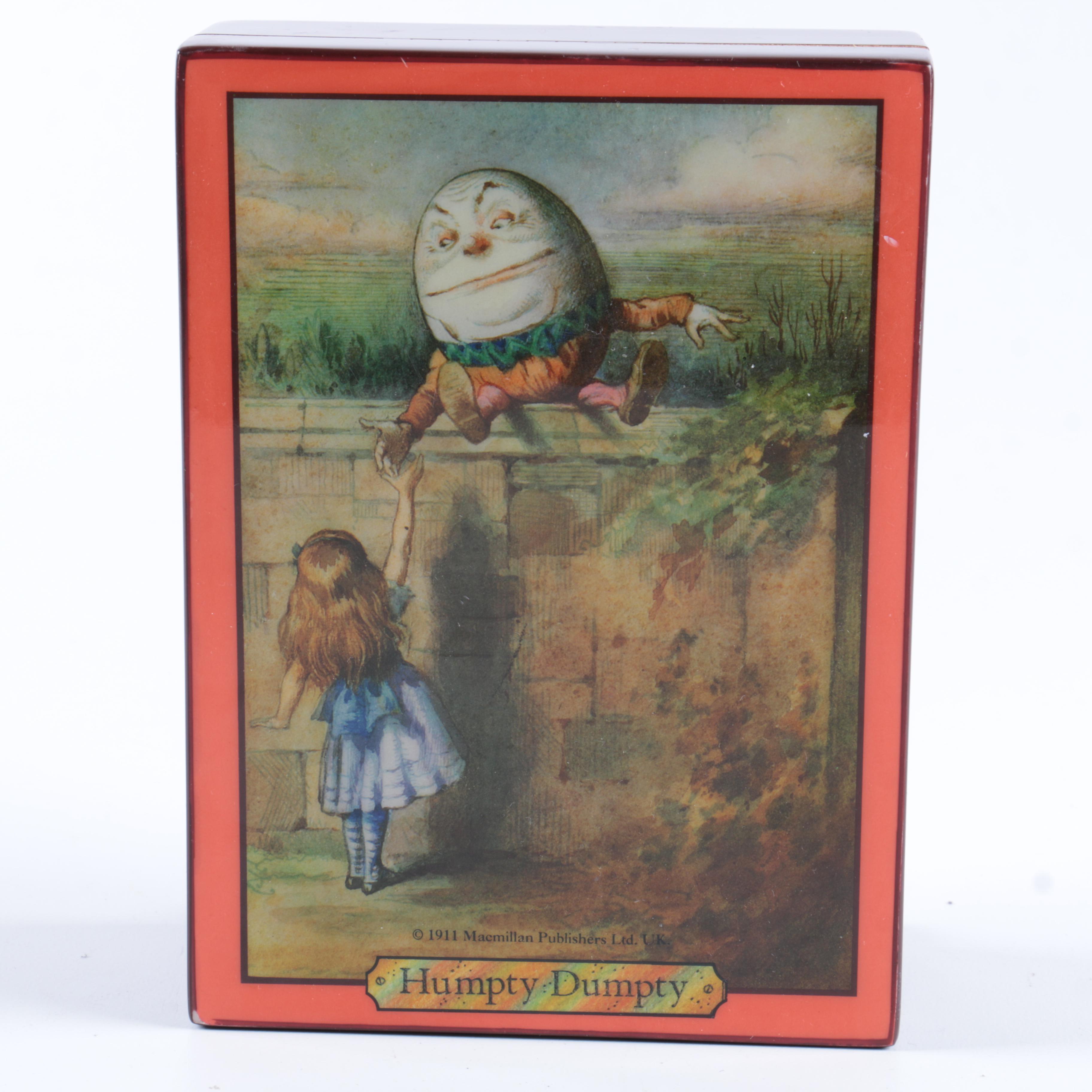 Children's Garment Bag, Music Box, and Blocks