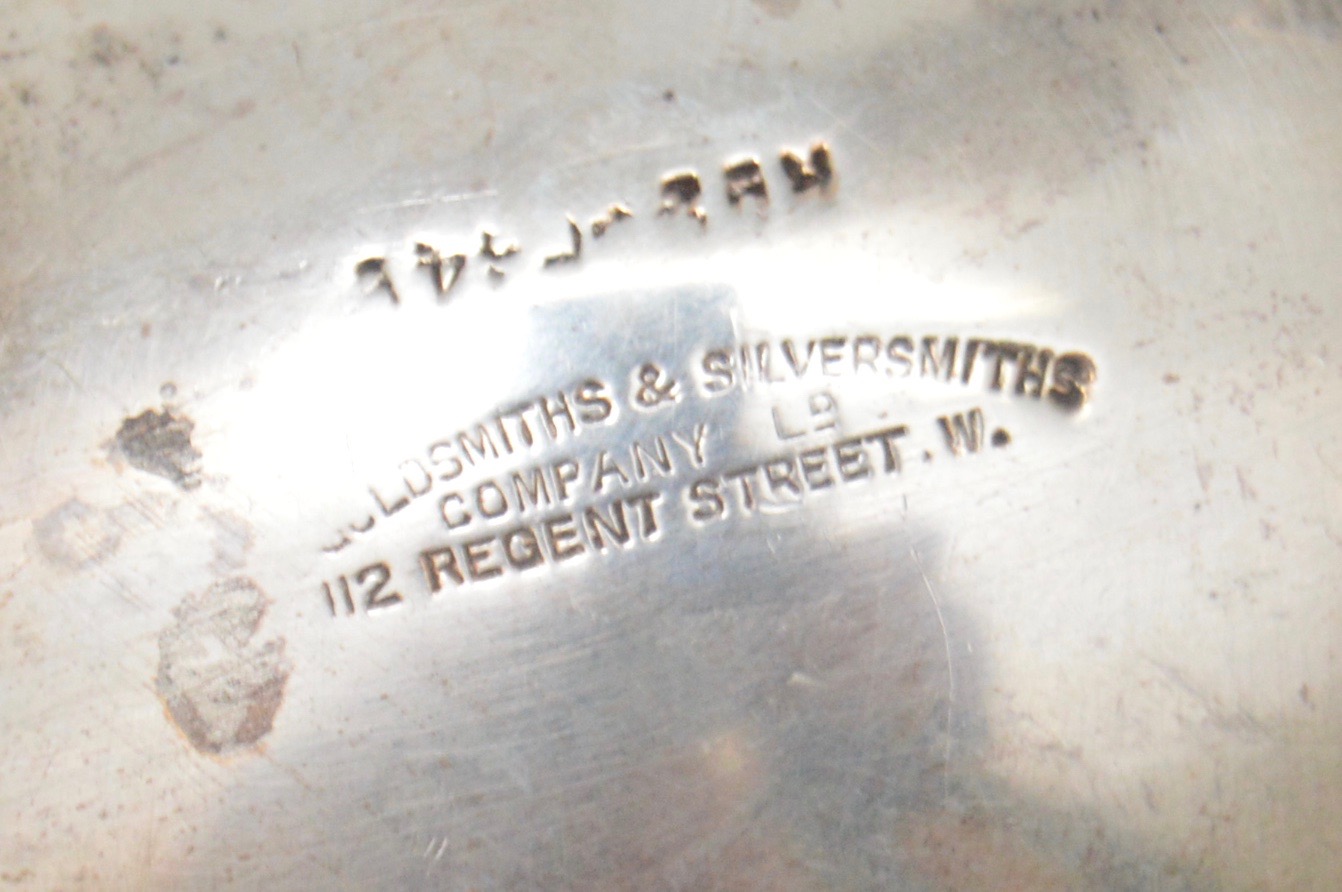 Sterling Salt Dishes by Goldsmiths & Silversmiths Company