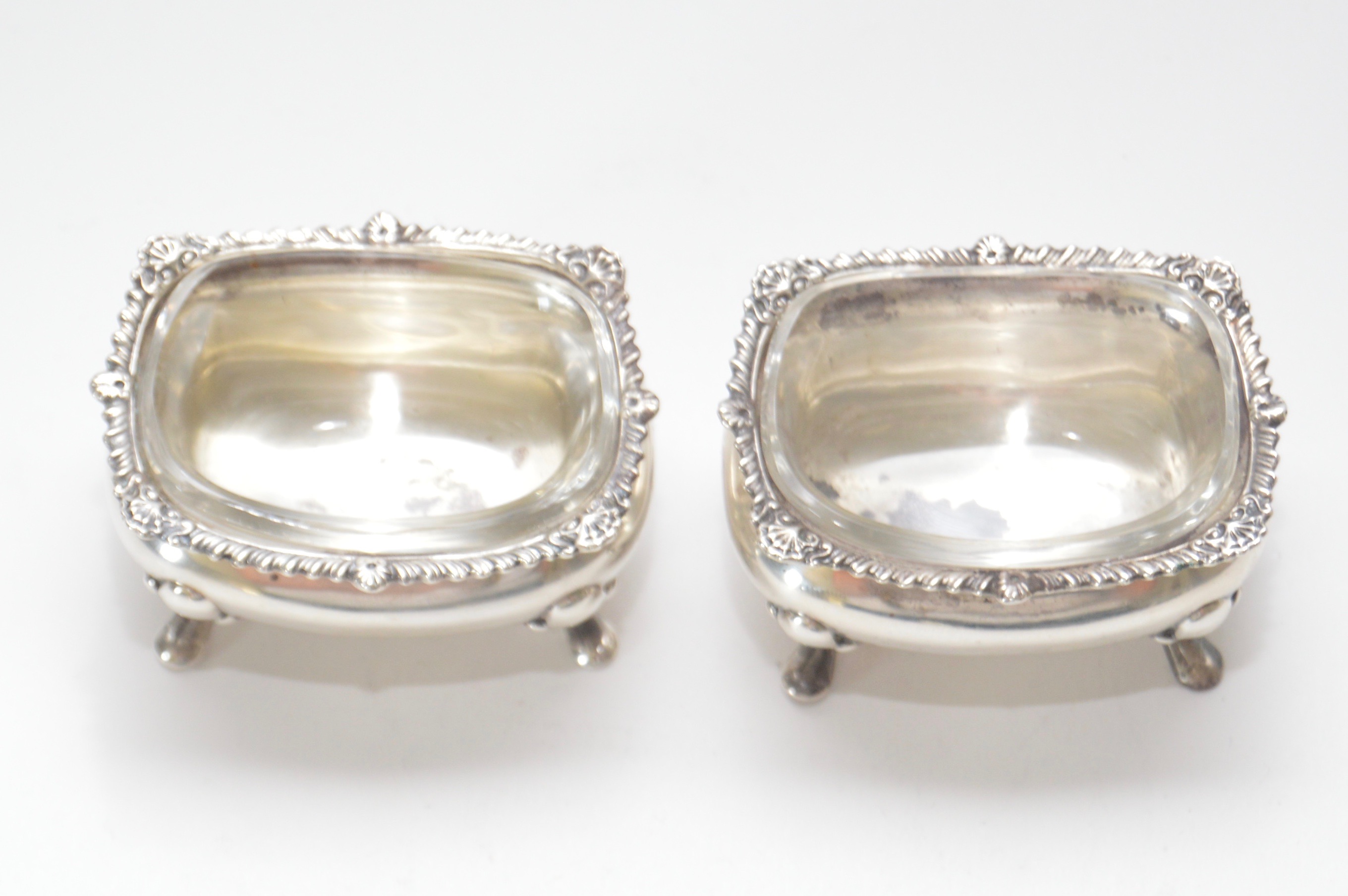 Sterling Salt Dishes by Goldsmiths & Silversmiths Company