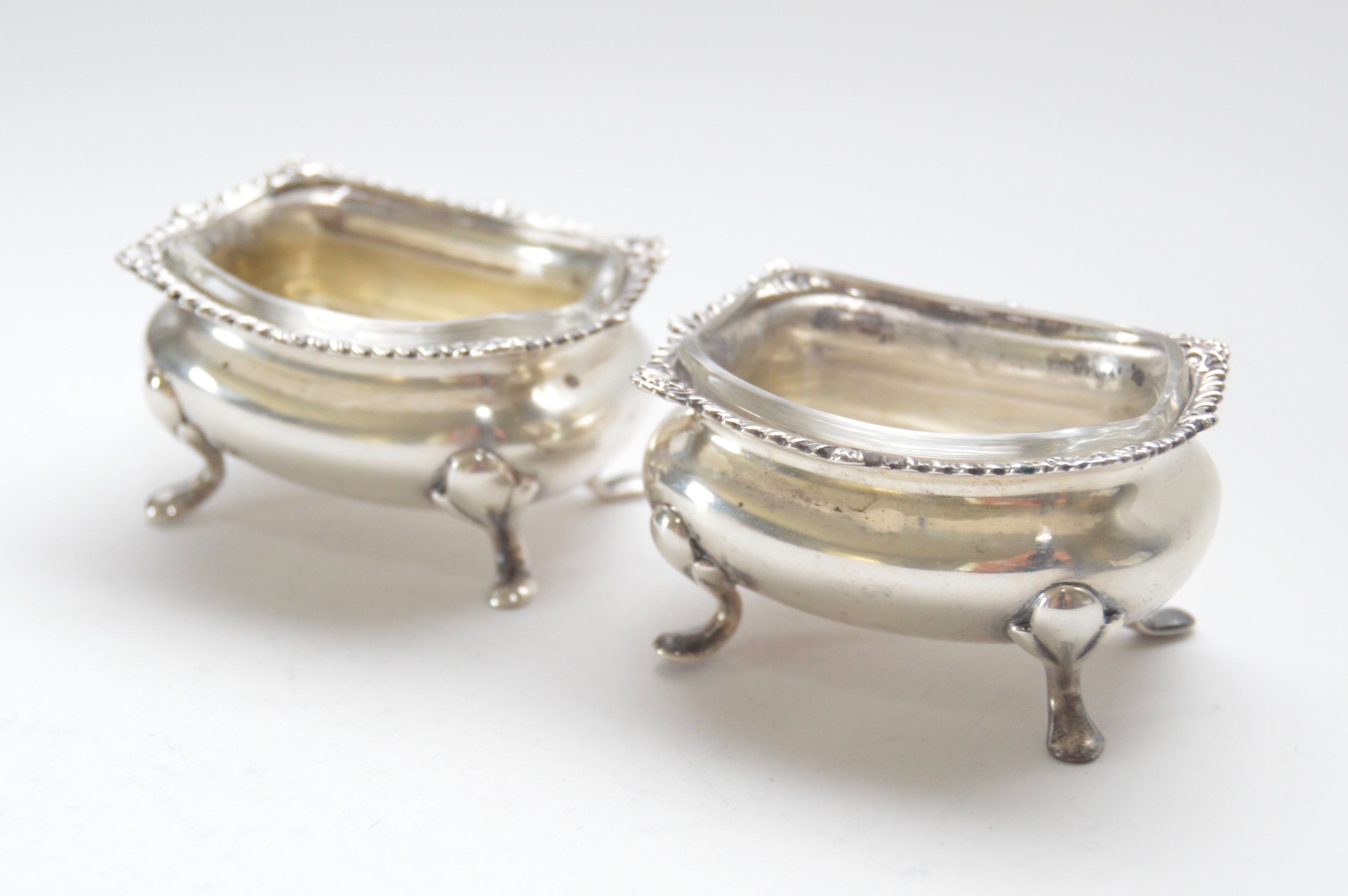 Sterling Salt Dishes by Goldsmiths & Silversmiths Company