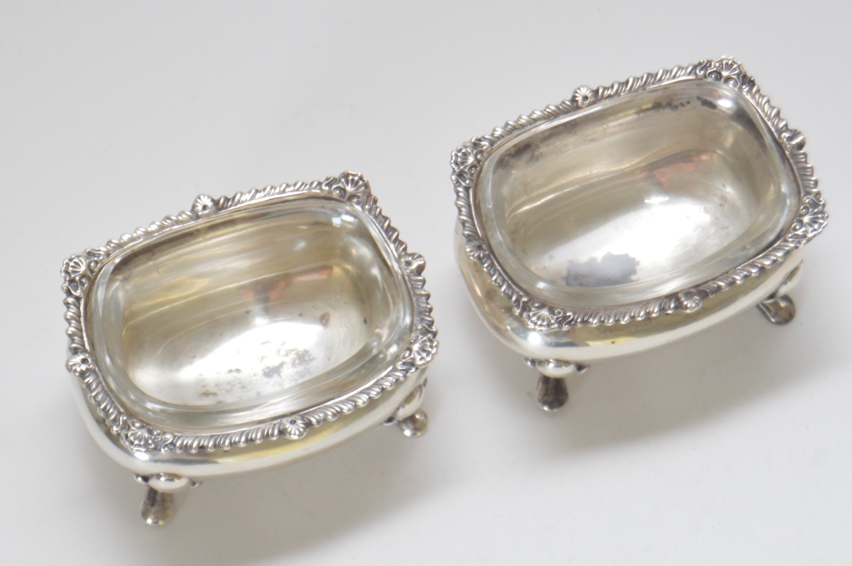 Sterling Salt Dishes by Goldsmiths & Silversmiths Company