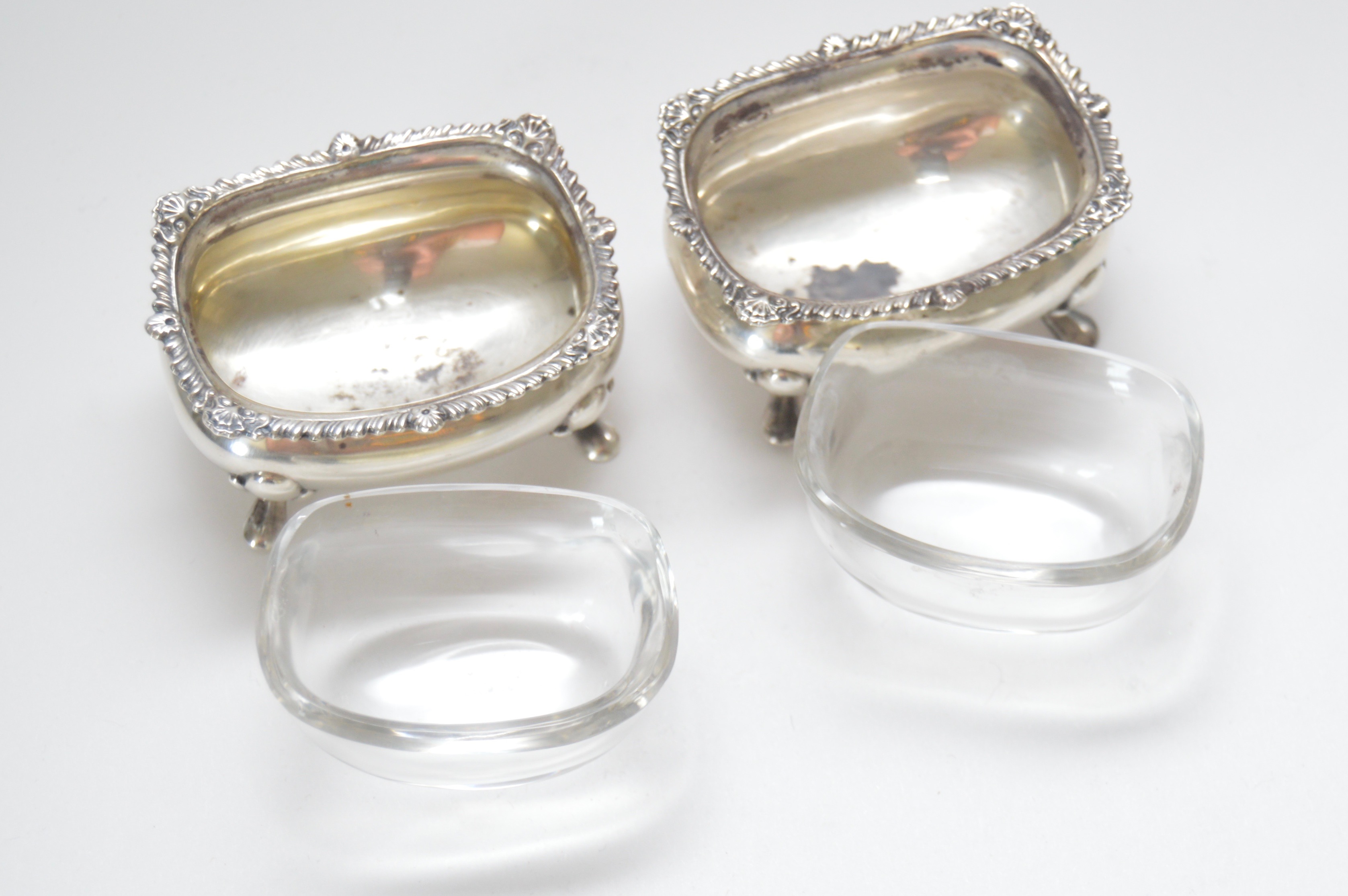 Sterling Salt Dishes by Goldsmiths & Silversmiths Company