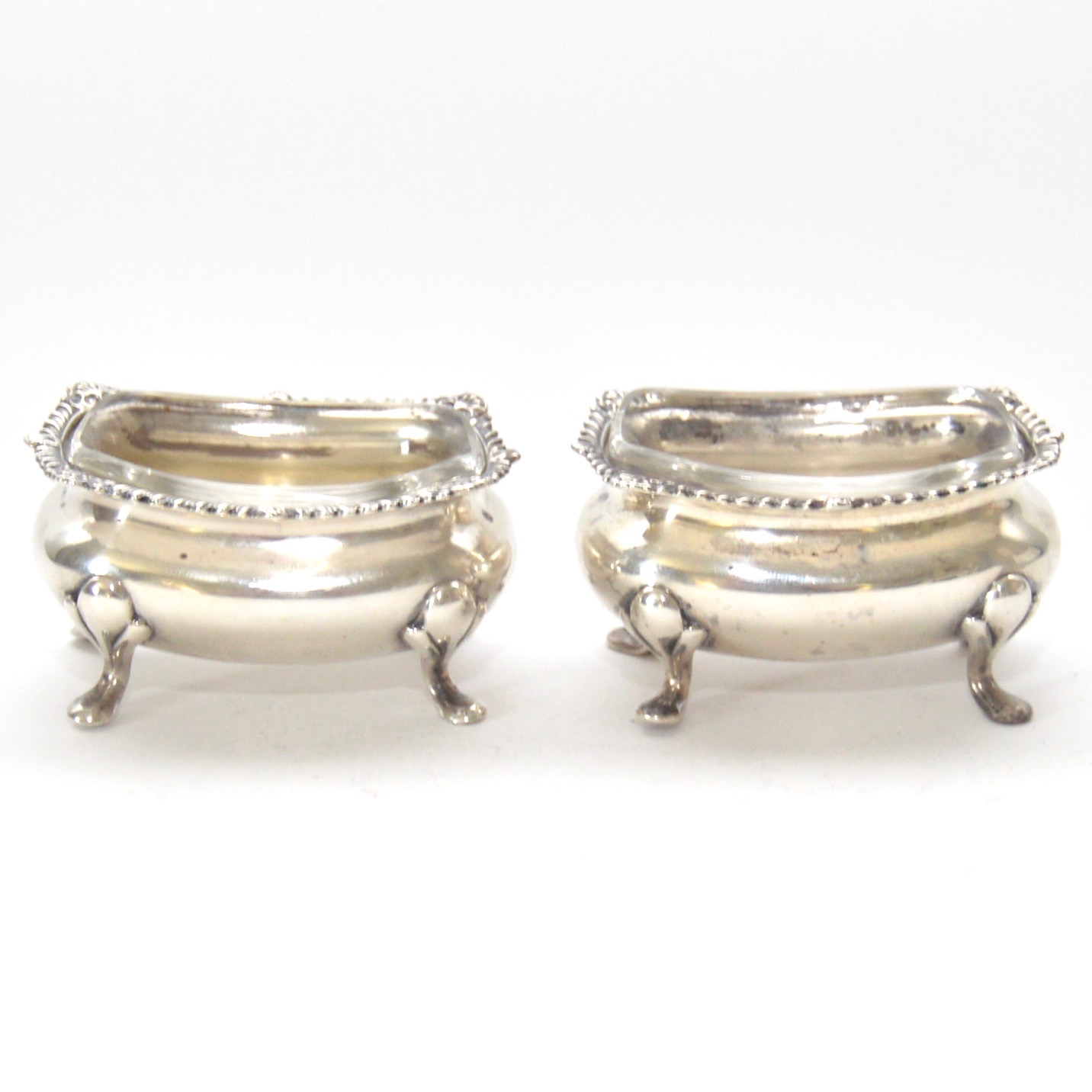 Sterling Salt Dishes by Goldsmiths & Silversmiths Company