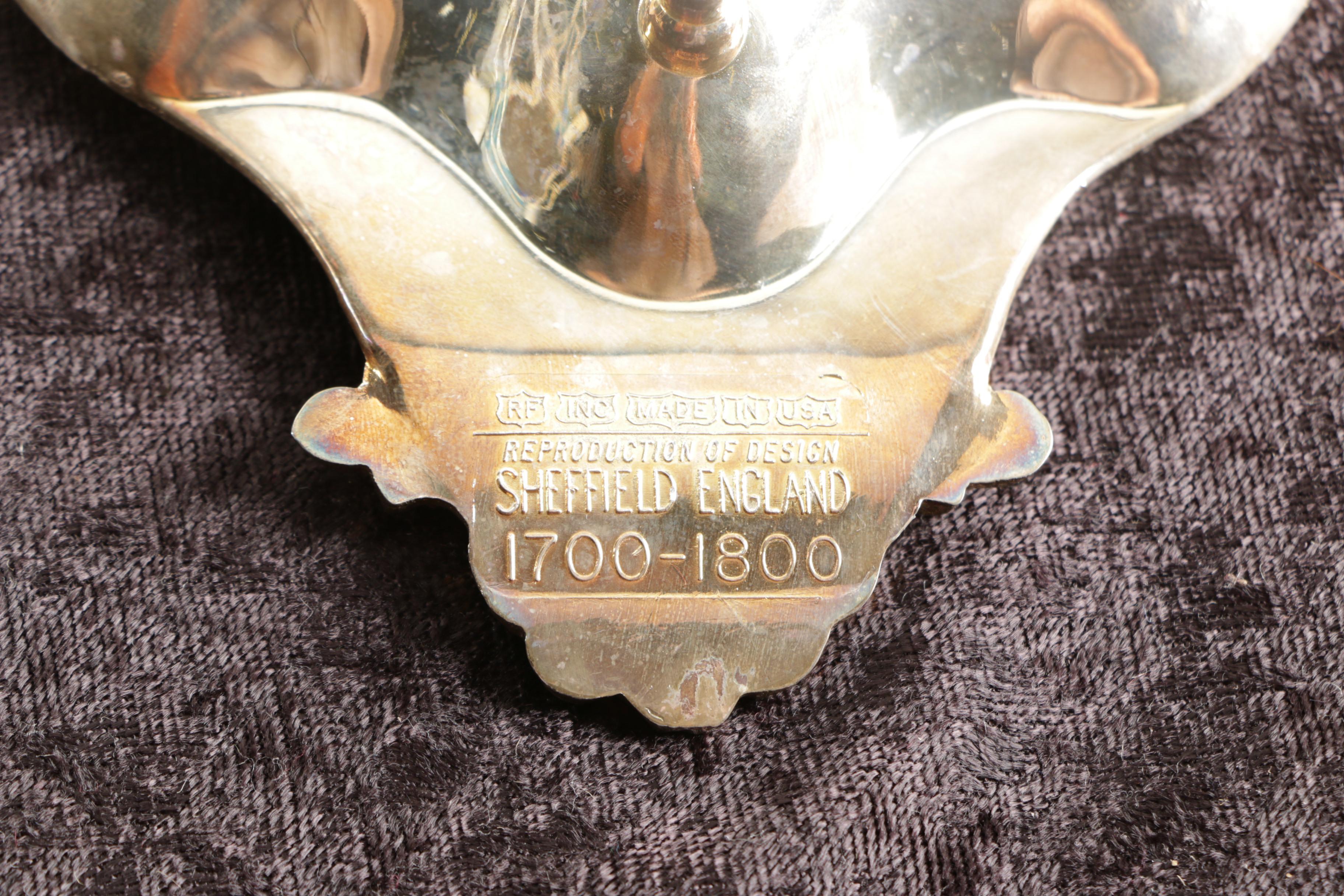 Clam Shell Silver Plate Serveware with English Silver Mfg. Corp.